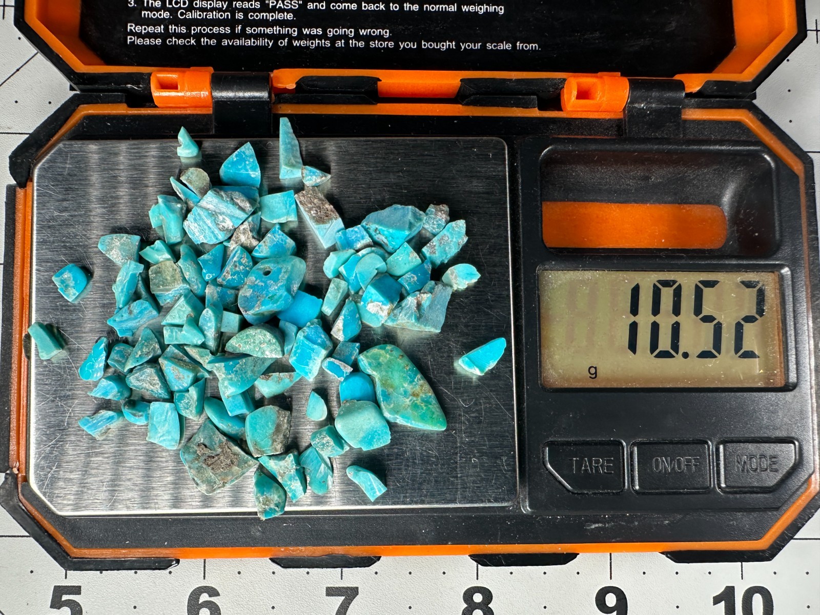 ➤ TURQUOISE ~4+ Ounce Lot Natural/Untreated & Treated Turquoise ➤1129