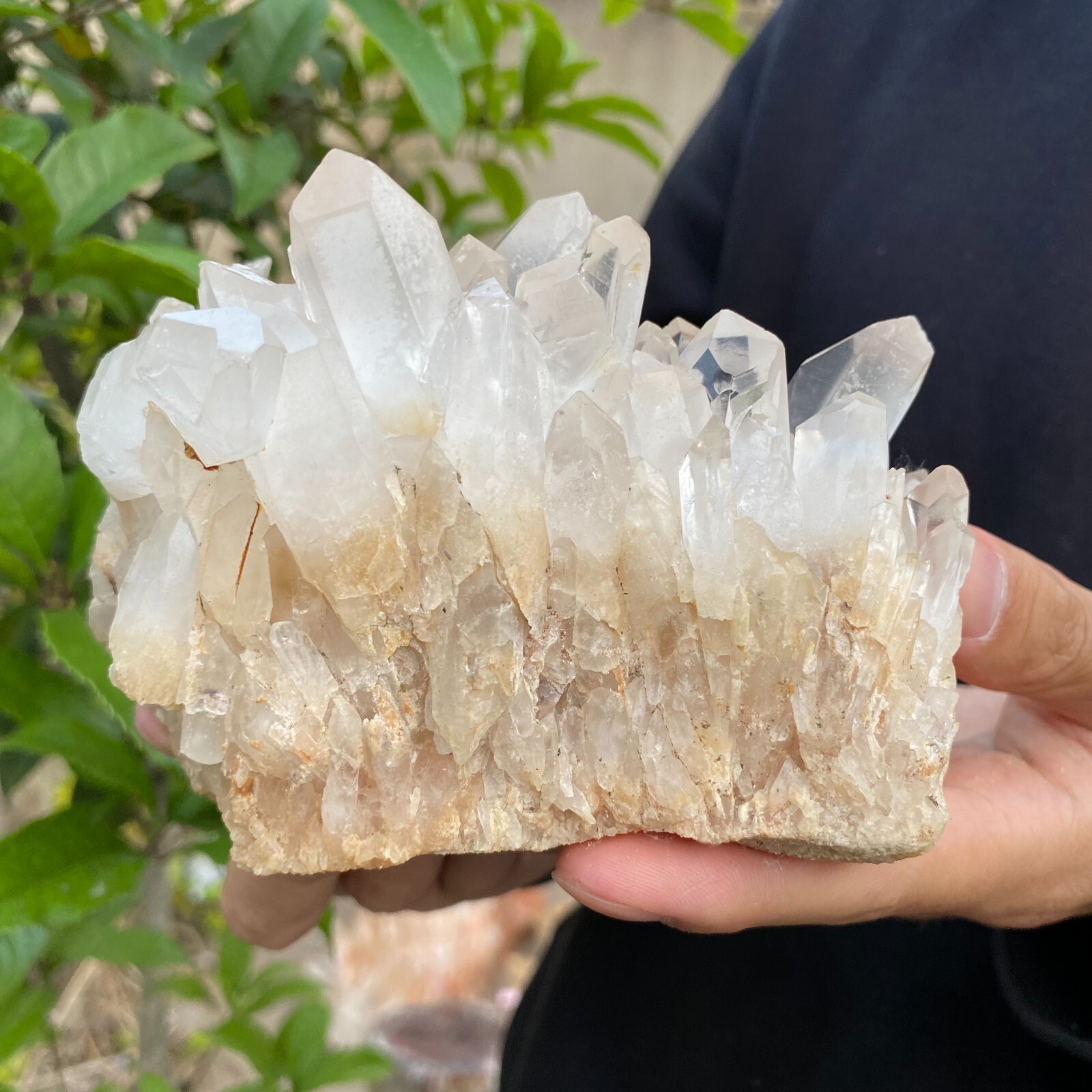 2.6lb Natural Clear White quart Crystal Cluster Raw Healing Specimen