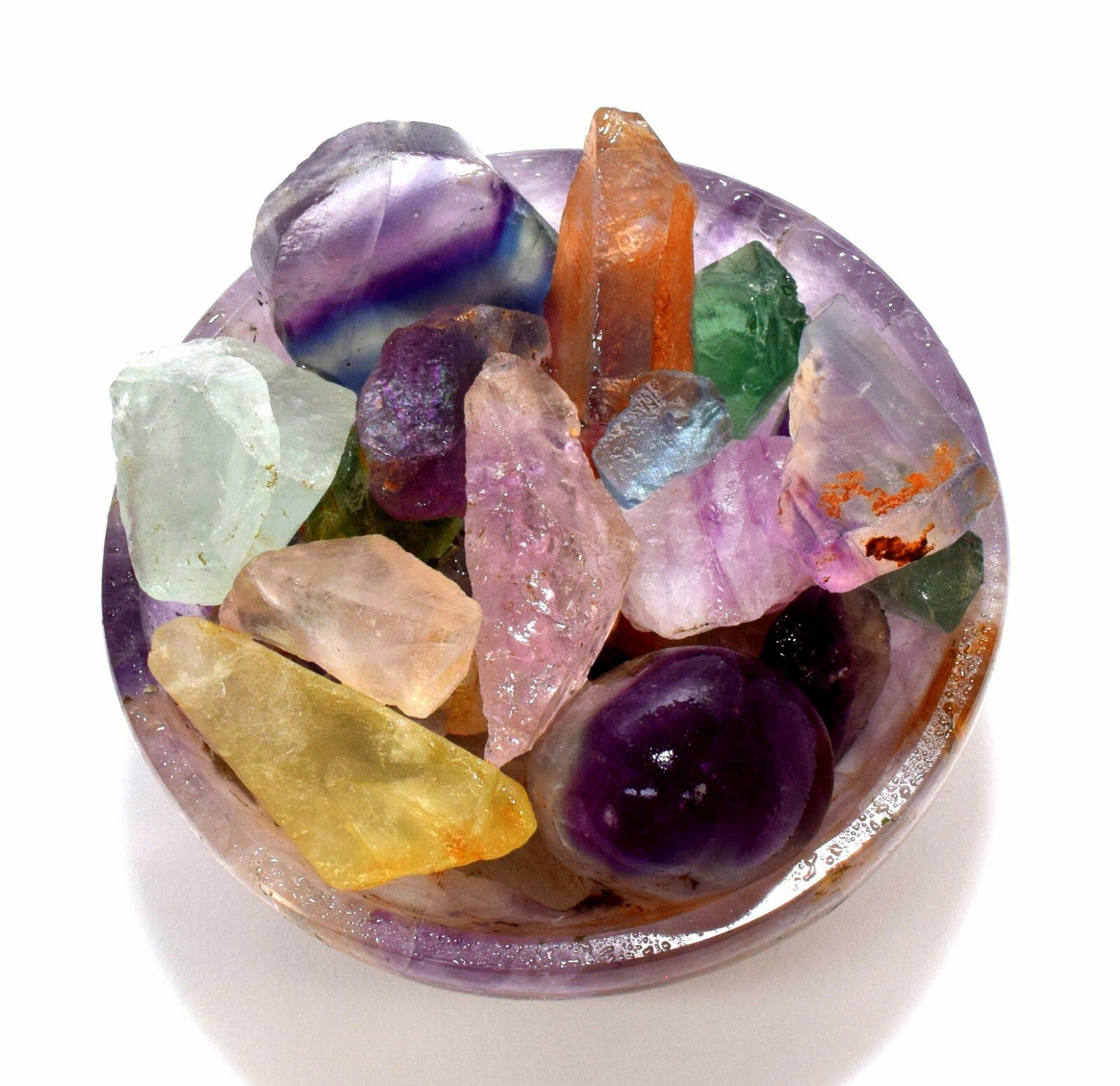8oz Multicolor Fluorite Rough Natural Gemstone Crystal Mineral Specimens – China