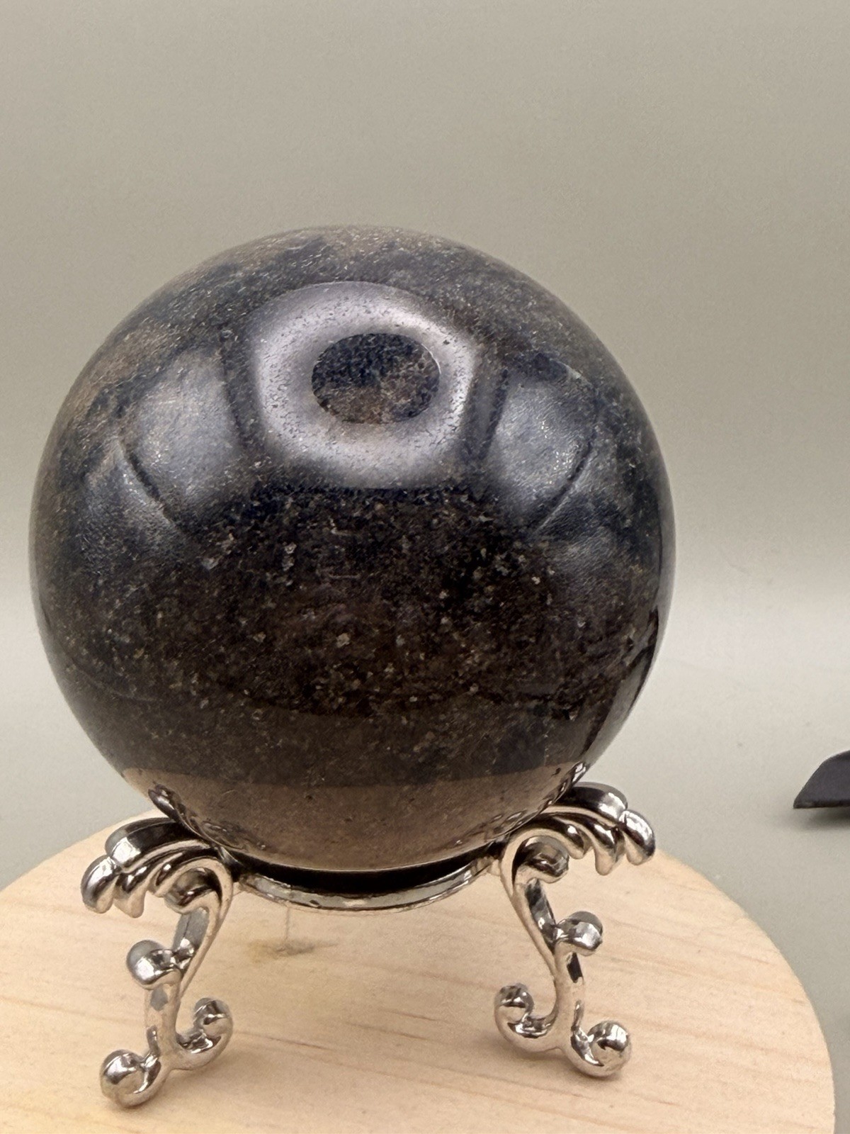 60mm Dark Brown And Blue k2 Stone Sphere Natural Crystal Reiki Chakra