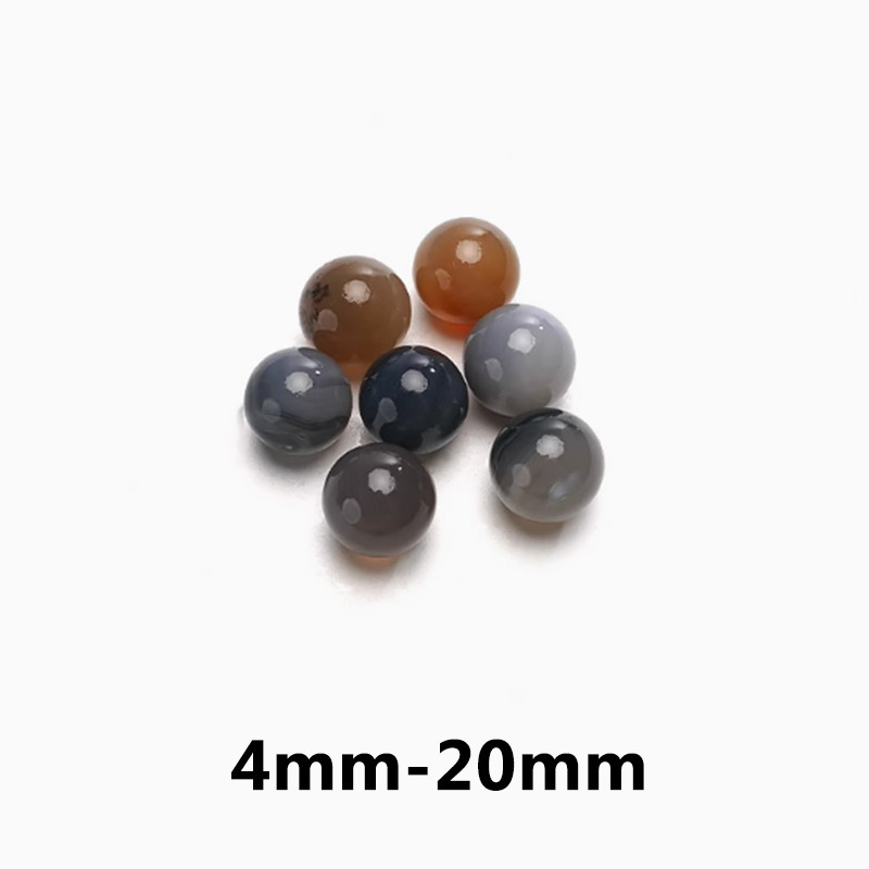 Agate Ball Grinding Ball 4-20mm Natural Grade A Ball Grinding Agate Ball for Lab