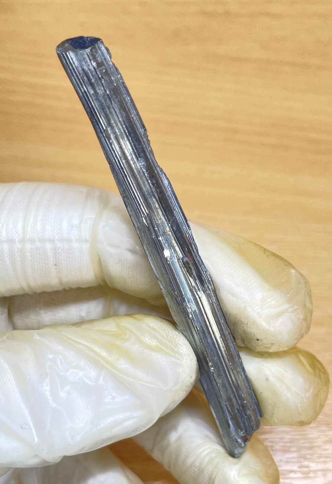 11g (8cm Length) Stibnite Crystal Mined In Jiangxi China
