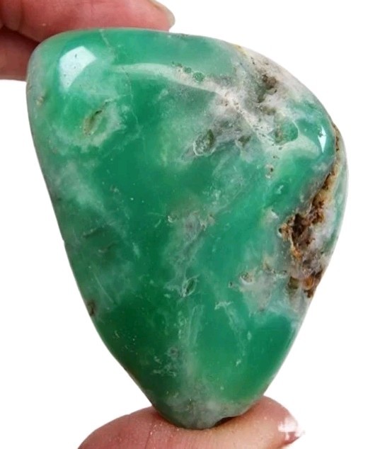 Chrysoprase Polished Stone Australia 104.3 grams