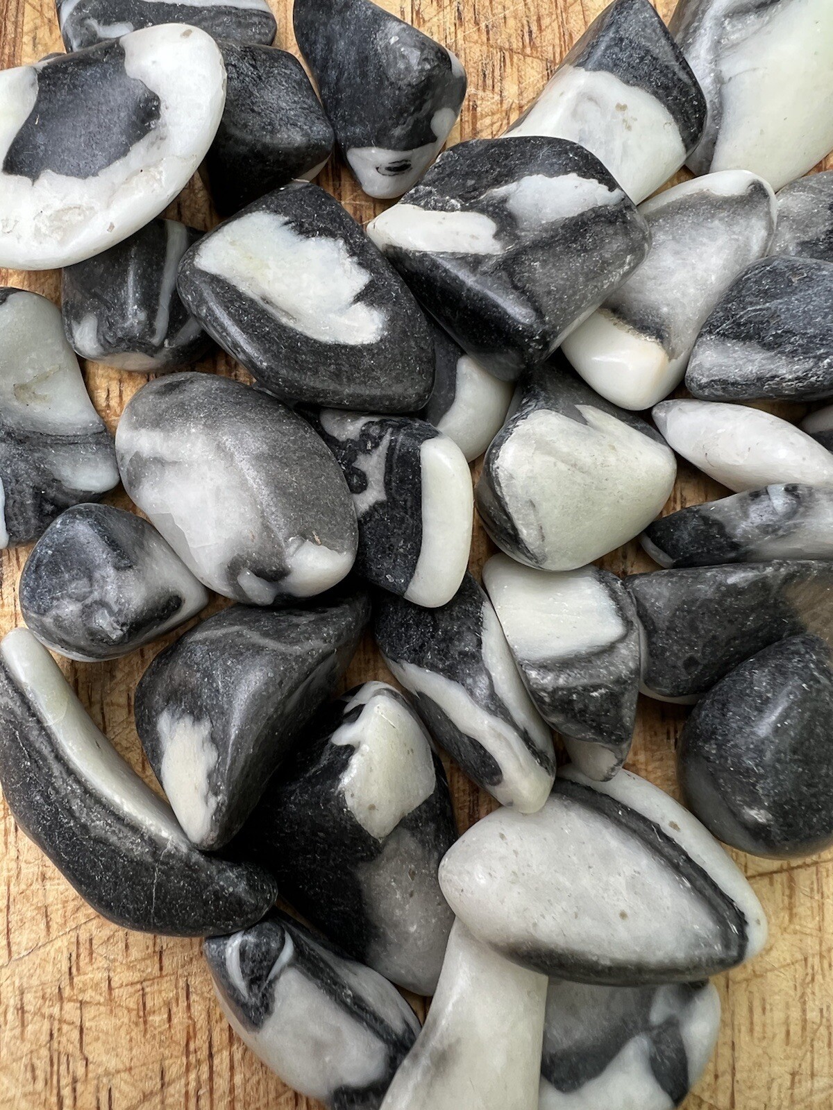 Shell Jasper Tumblestone 20/30mm