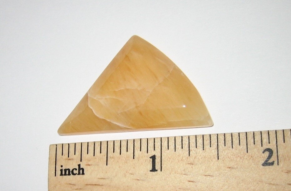 1.4″ TUMBLED POLISHED NATURAL SATYALOKA YELLOW AZEZTULITE CRYSTAL STONE 6.9g *1