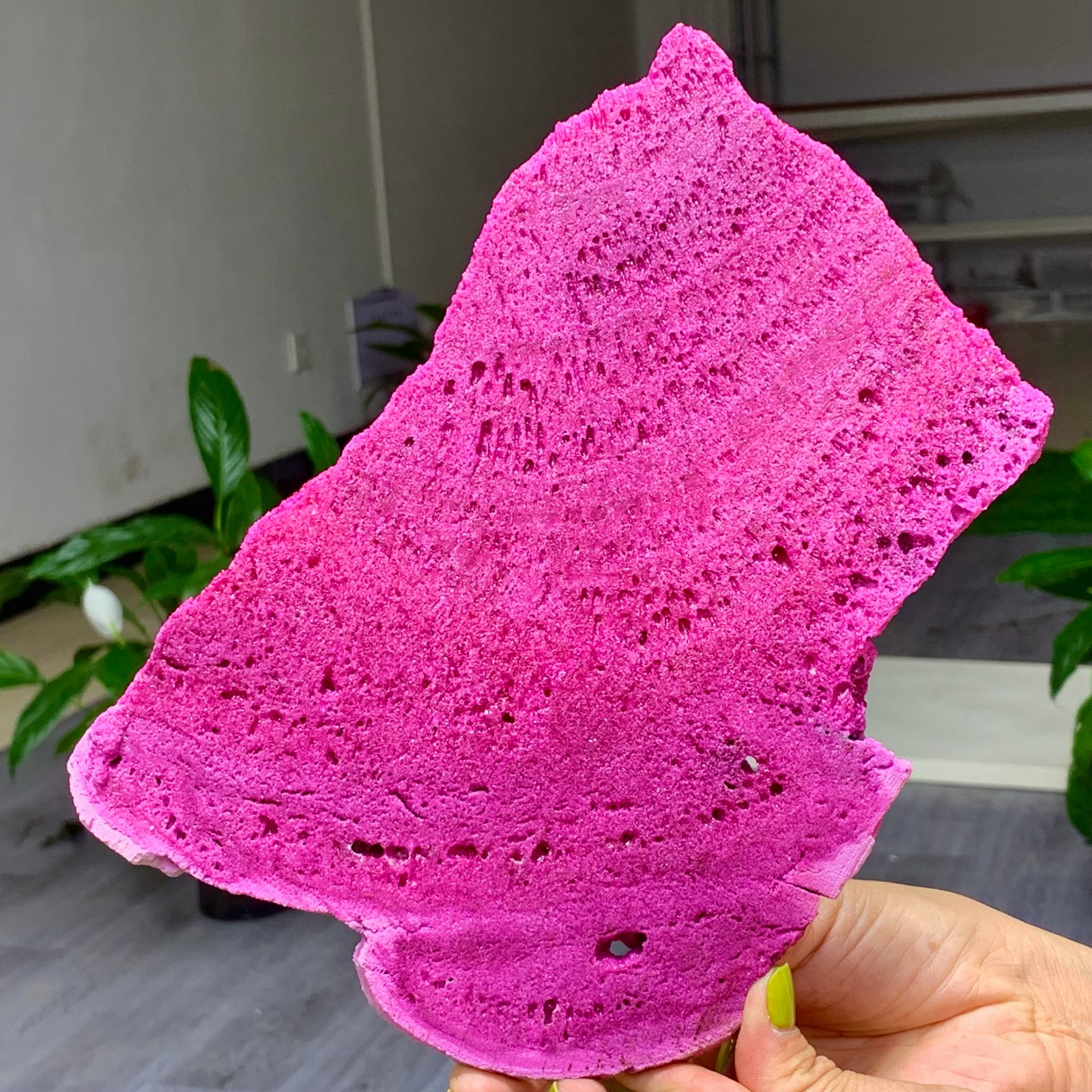 1.57LB Natural Rough Red Corundum Phlogo Pit Mineral Spirits Ruby Raw Gemstone