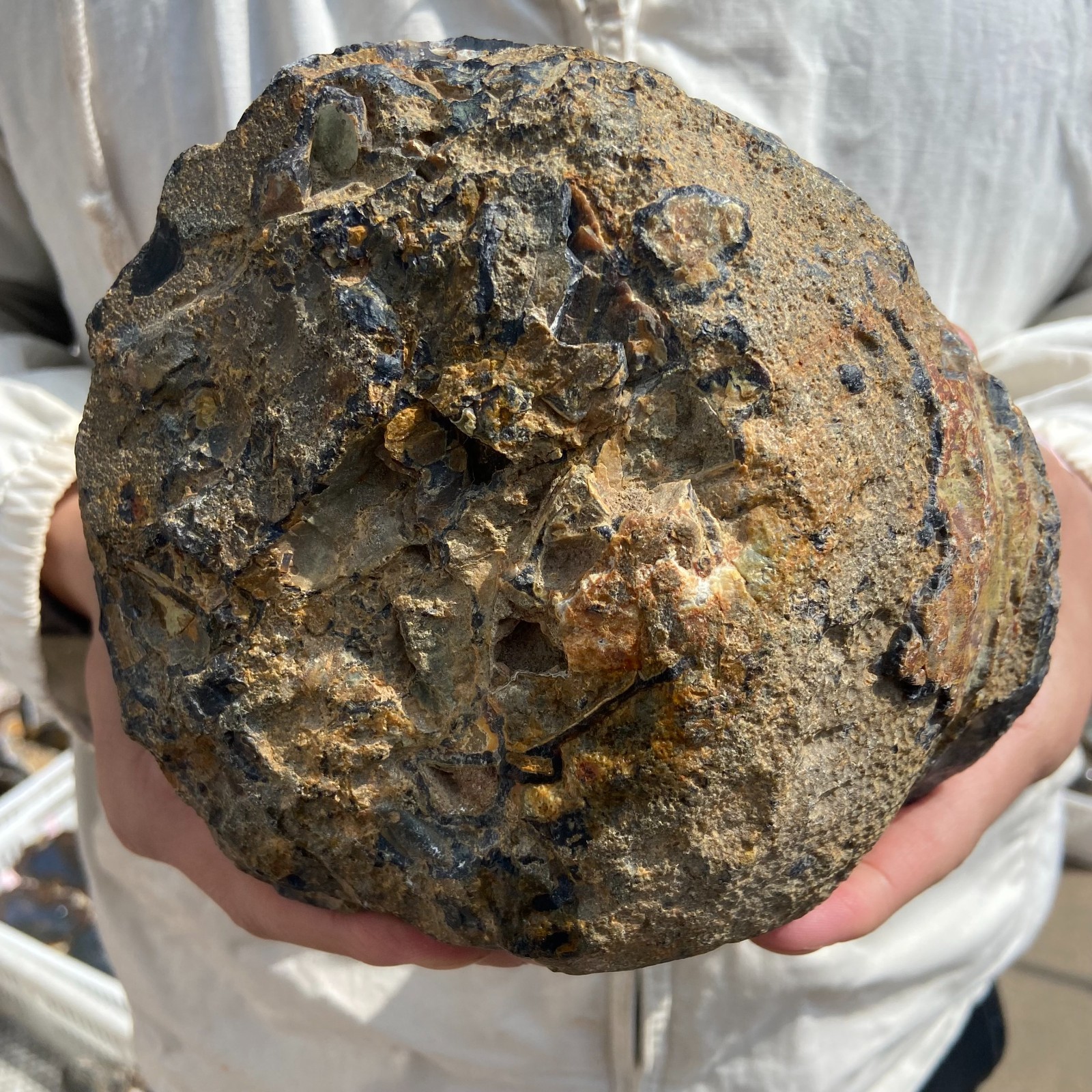 2200G Natural agate Agate Geode Slab/Slice quartz crystal mineral specimen Reiki