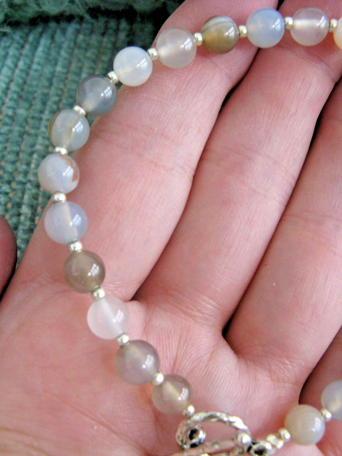 NEW RUSTIC NATURAL AGATE CRYSTAL CUFF BRACELET W/ BUTTERFLY CHARM & QUARTZ