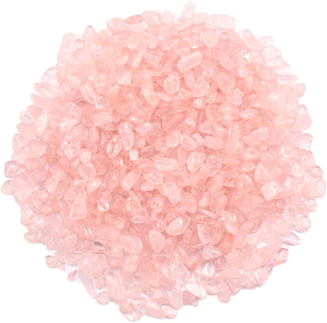 1 Lb/460g Natural Pink Quartz Crystal Stones Irregular Aquarium Pebbles Rock