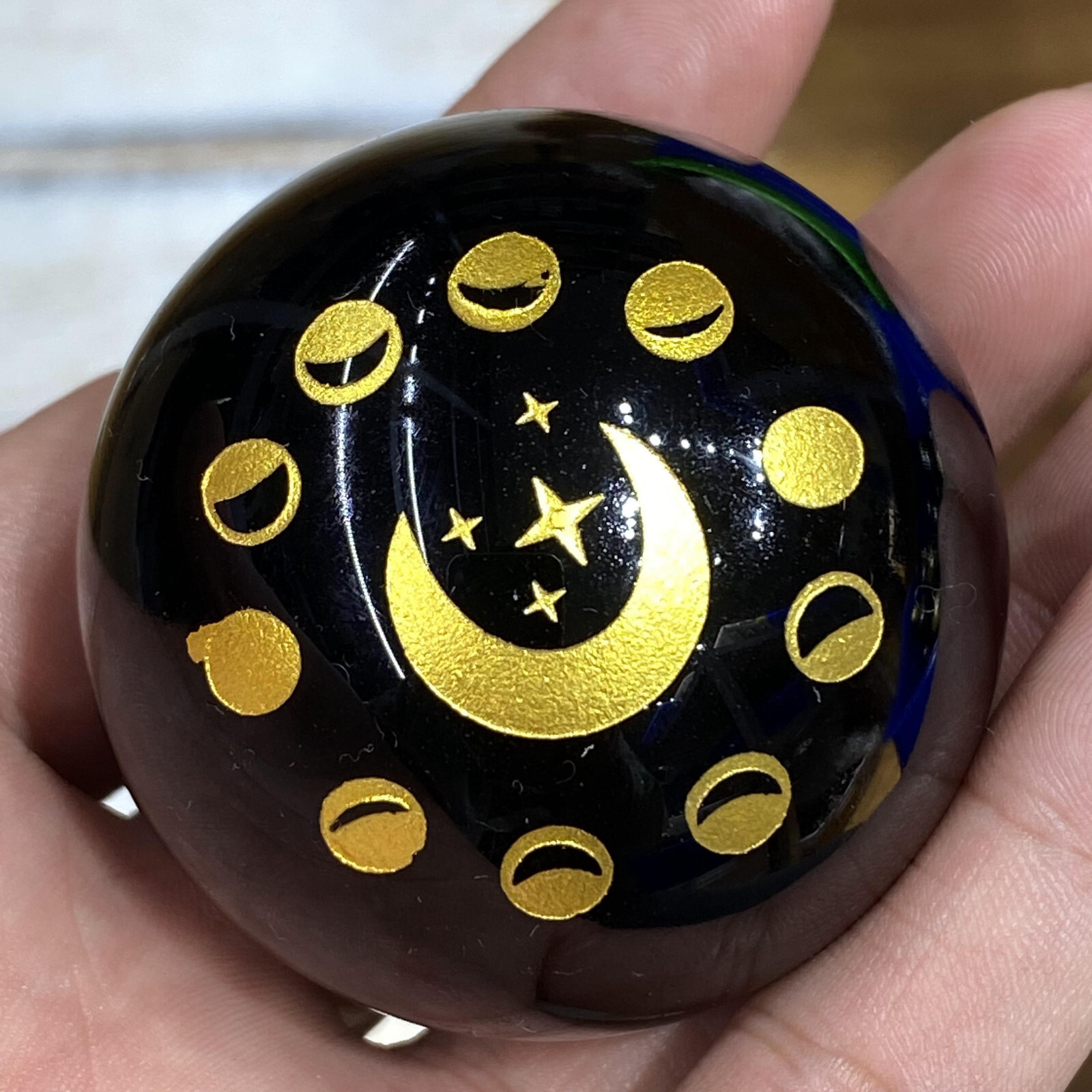 50mm+ Natural Obsidian ball rainbow quartz crystal sphere gem reiki healing 1pc