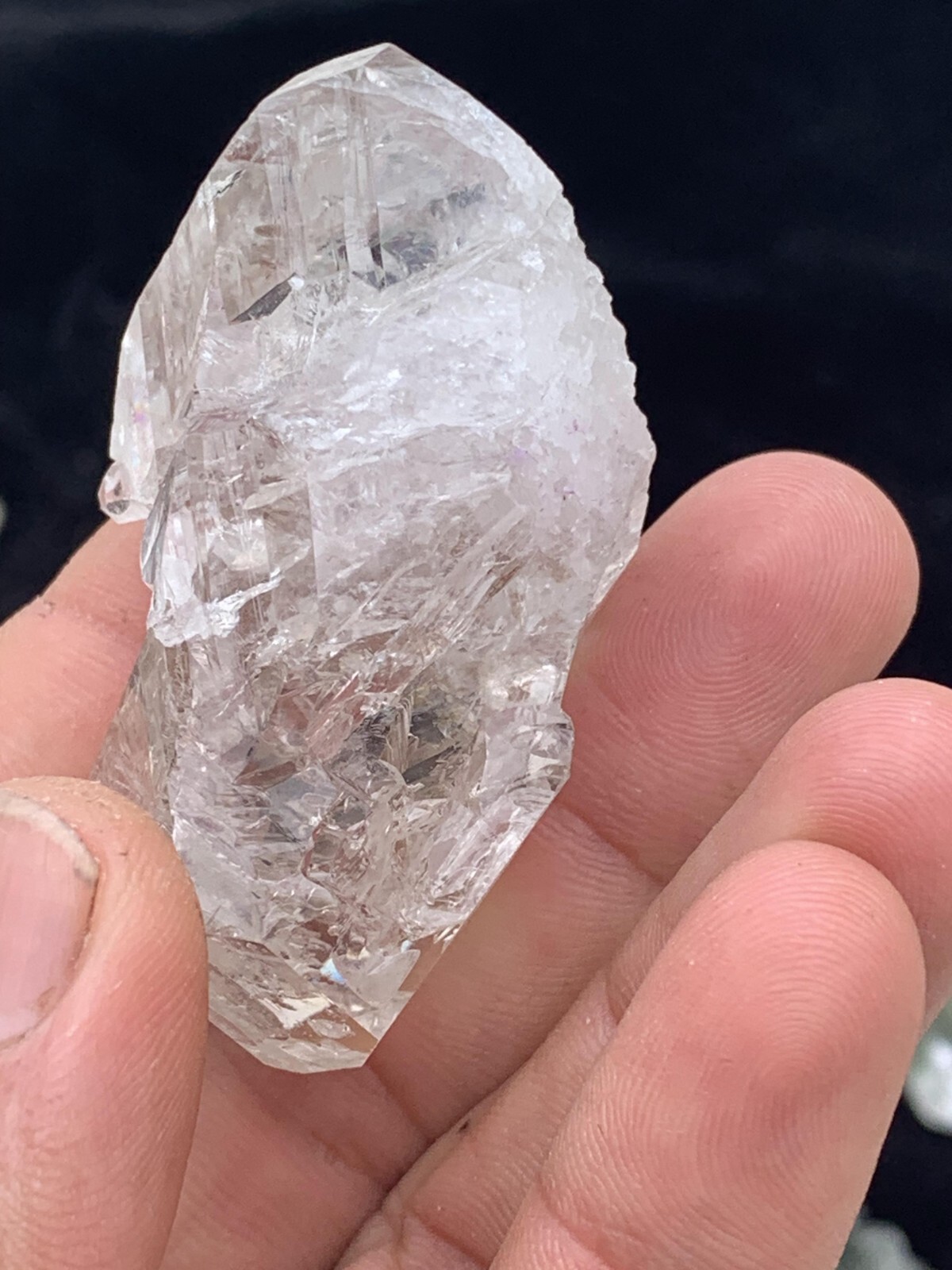60 Gm Beautiful White Bone Window Quartz Crystal