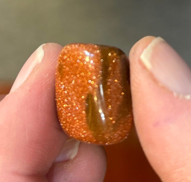 1 Piece Tumbled A Grade Red Goldstone Average Size 12 Grams