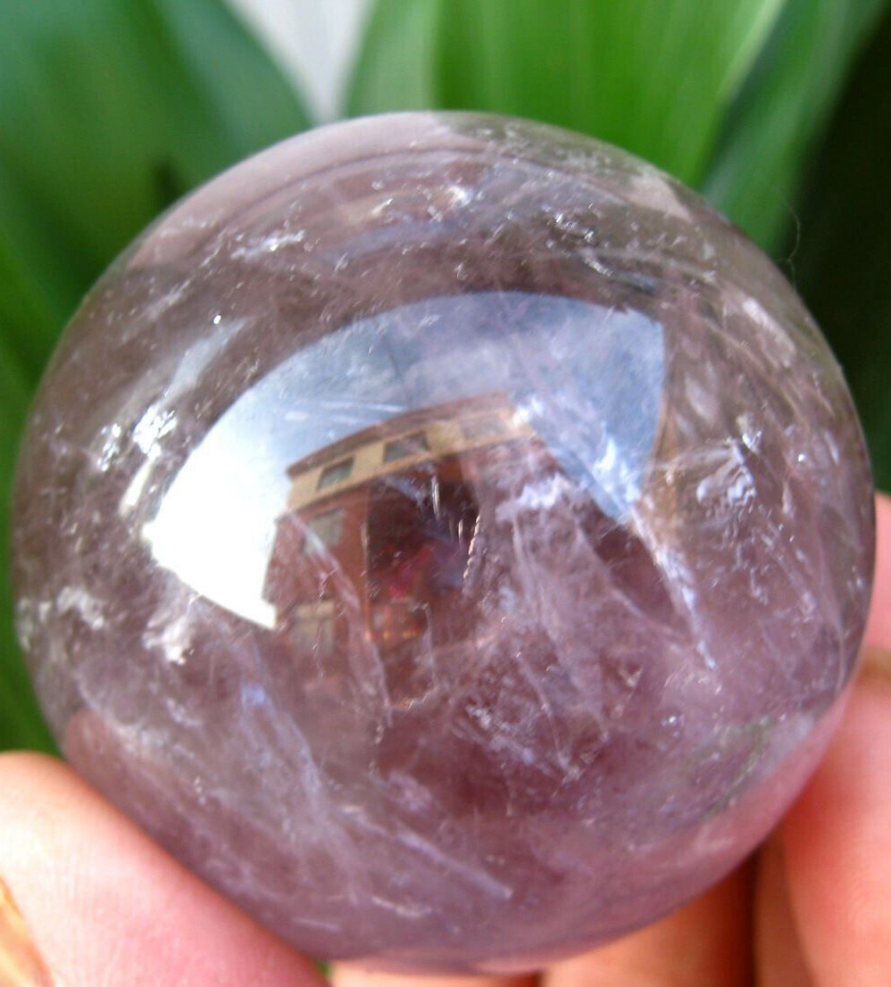 Marvelous Rare Natural Amethyst Crystal Sphere Ball 57mm 270g