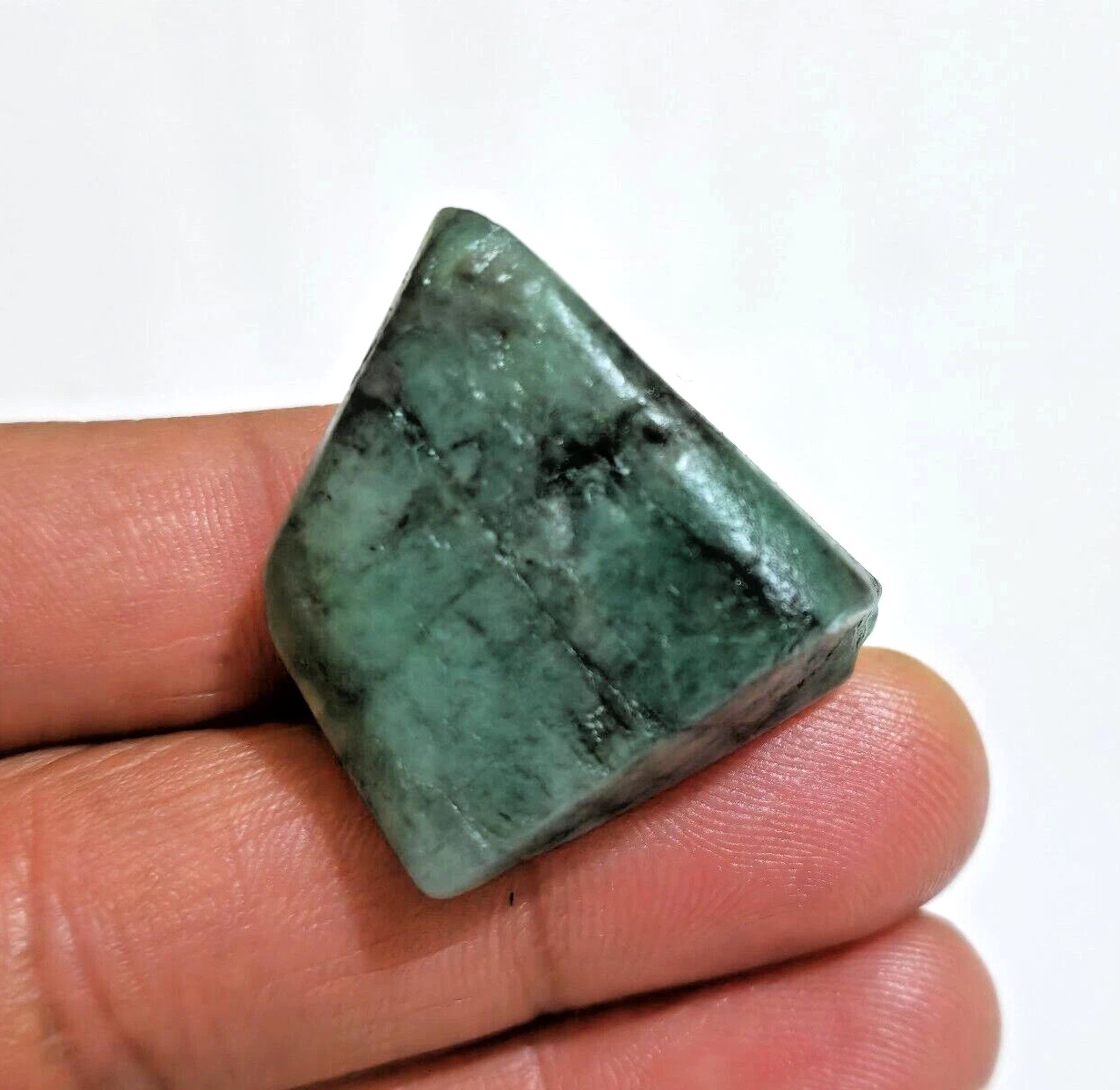 Beautiful Sakota Emerald Raw 103 Crt Green Sakota Emerald Rough Loose Gemstone