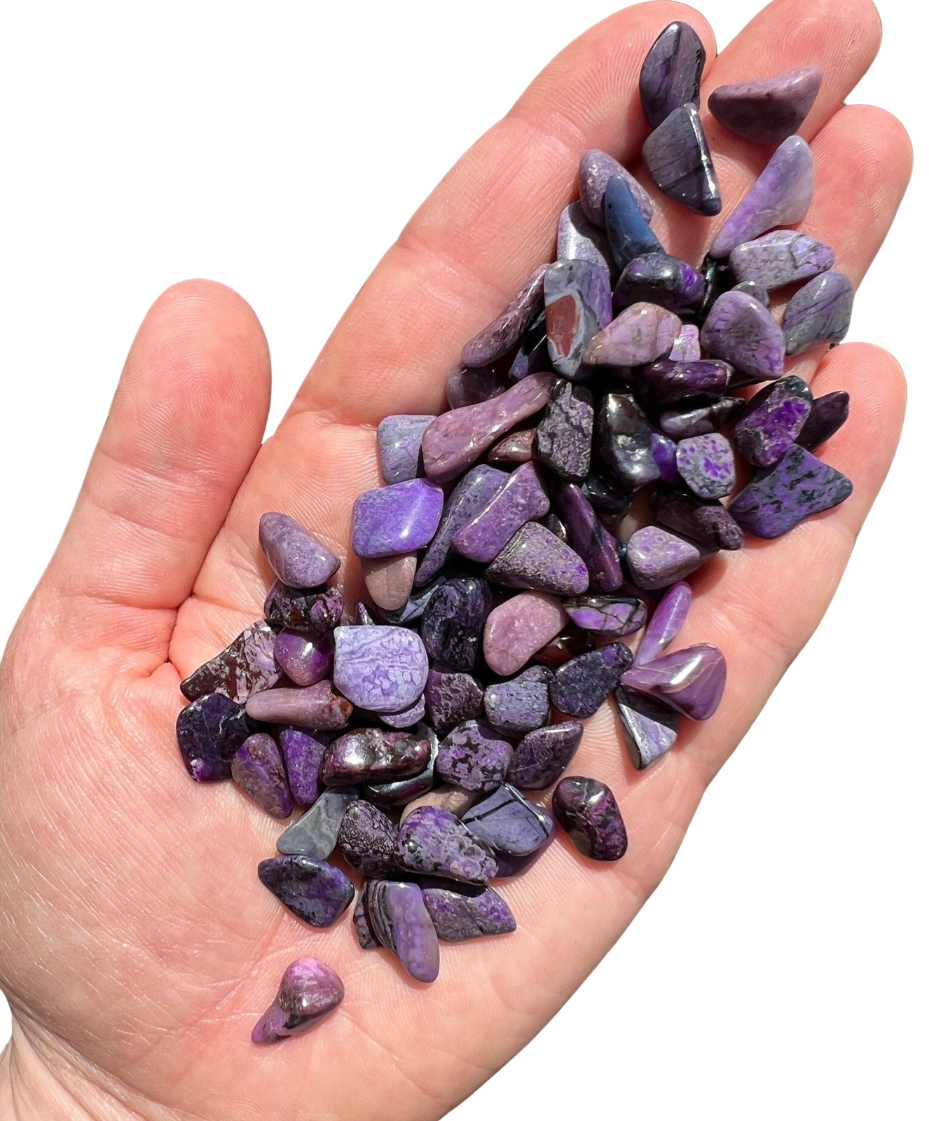 Sugilite Tumbled Stone Chip (very small) Natural Sugilite from South Africa