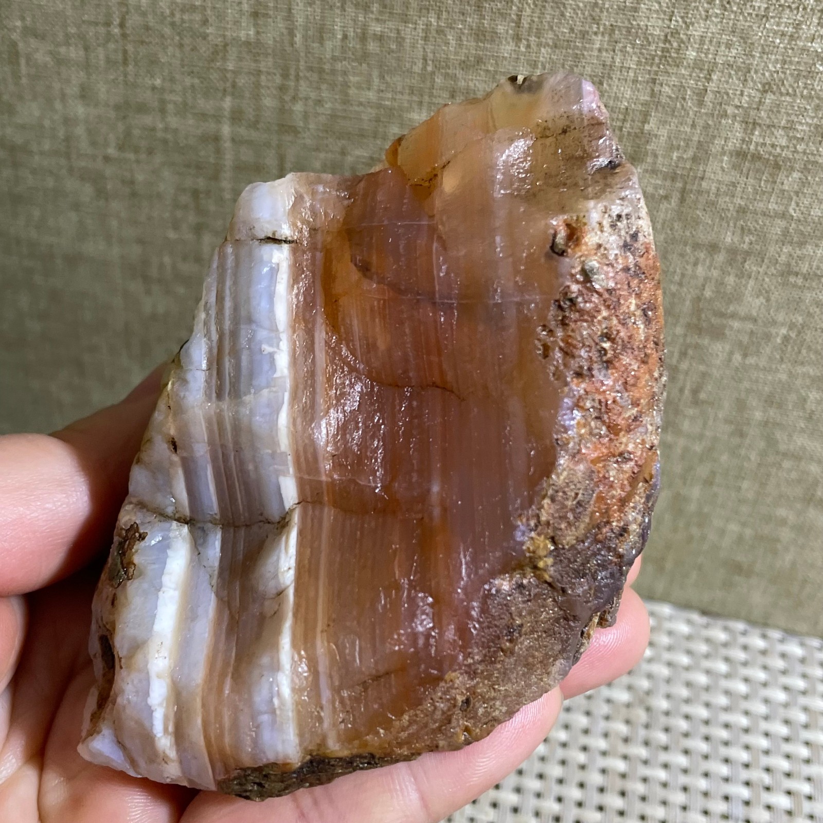 332g Raw Carnelian Stone Rough Red Agate Gemstone Mineral Specimen