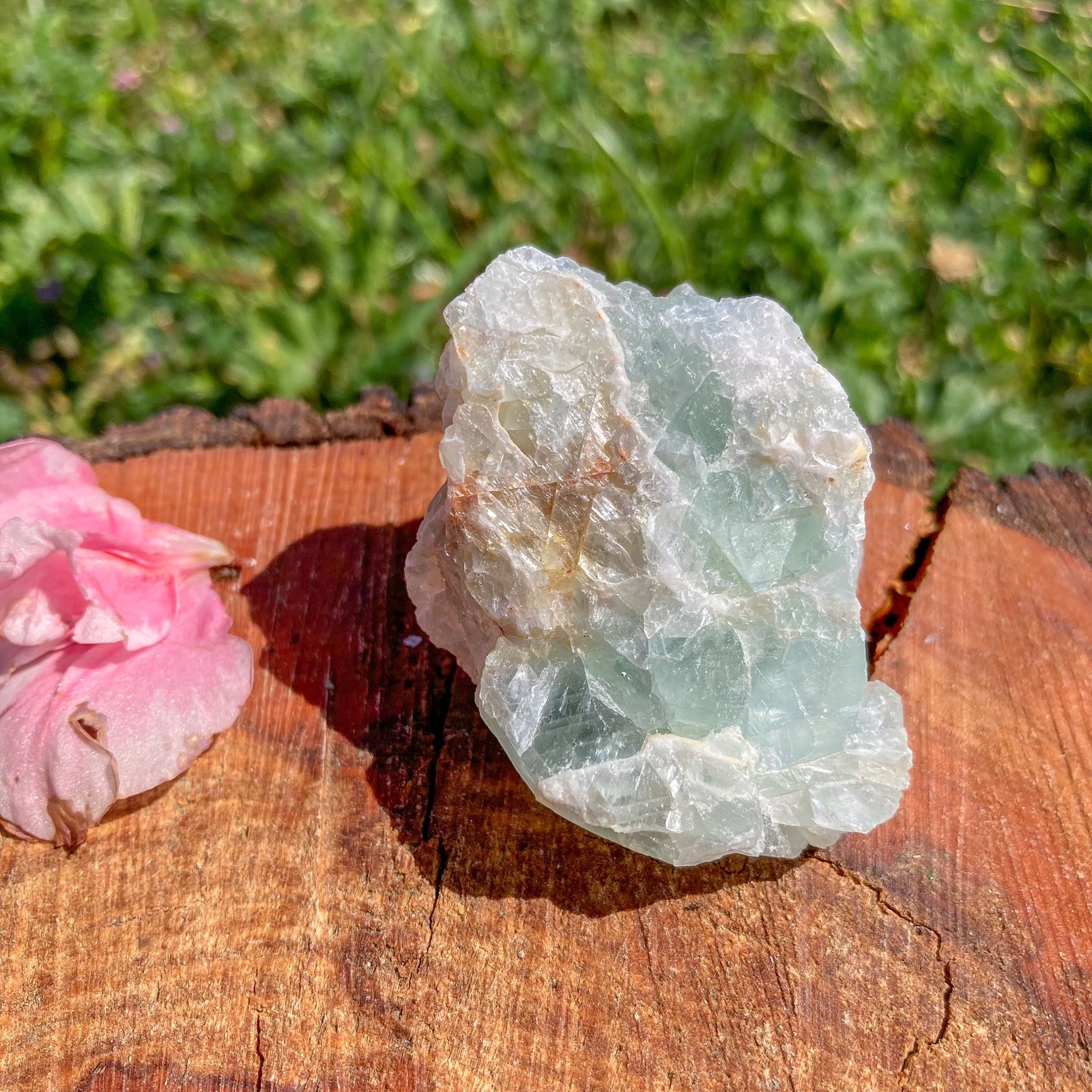 Rough Green Fluorite Crystal / Grounding / Psychic / Cleansing / Healing