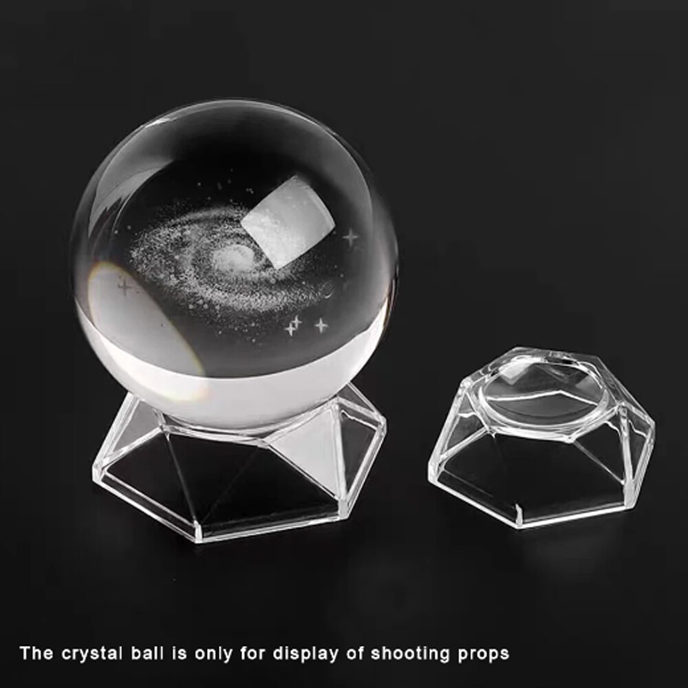 10Pcs Acrylic Display Crystal Ball Base Stand Quartz Sphere Holder Decoration