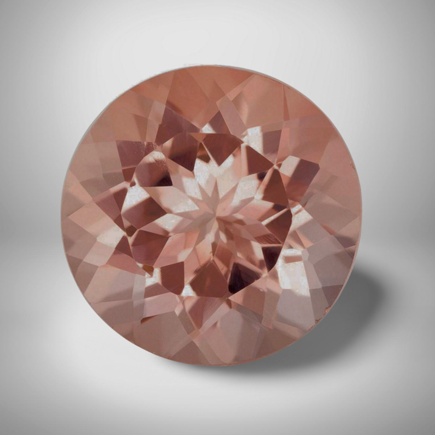 Morganite Round Cut Gemstone 1.30 Cts – 7 mm Lustrous Loose Gem