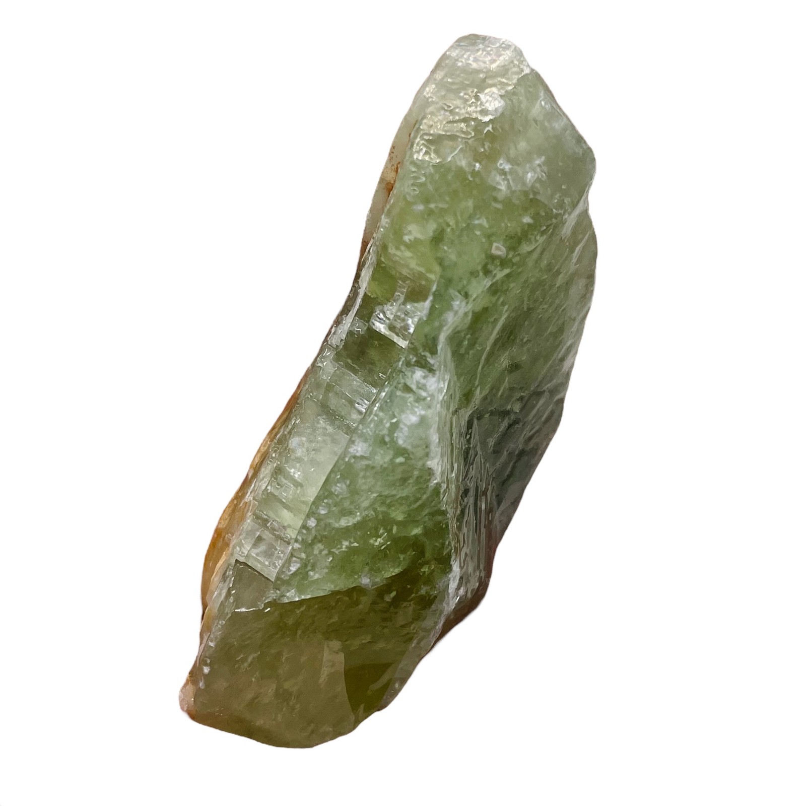 Calcite 84g Rectangular Display Crystal | 50x40x25mm| Green| 1 Display Specimen|