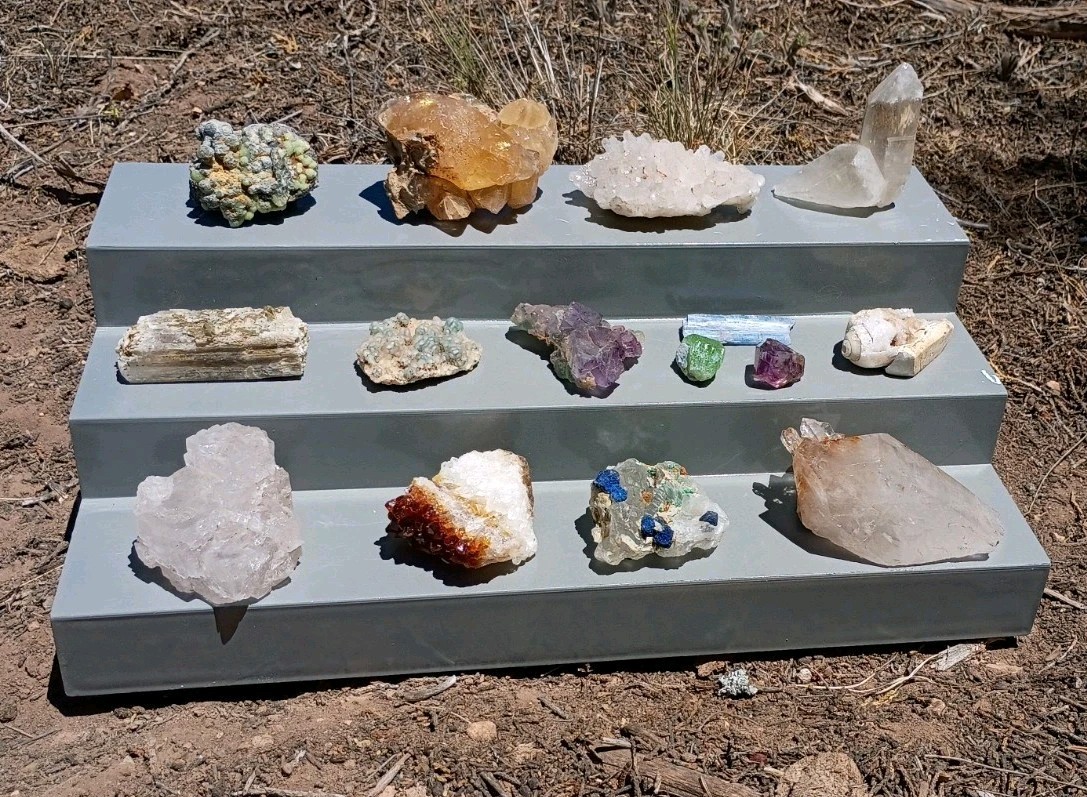 15 Piece Mixed Mineral Lot Various Locales (Brazil/Morroco/USA/Pakistan)