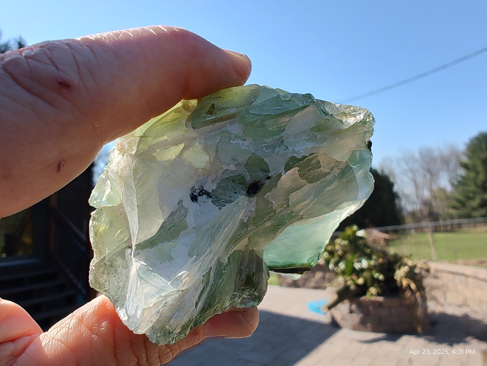 Andara Spiritual Healing MASTER Earth Green Crystal 205 Gram
