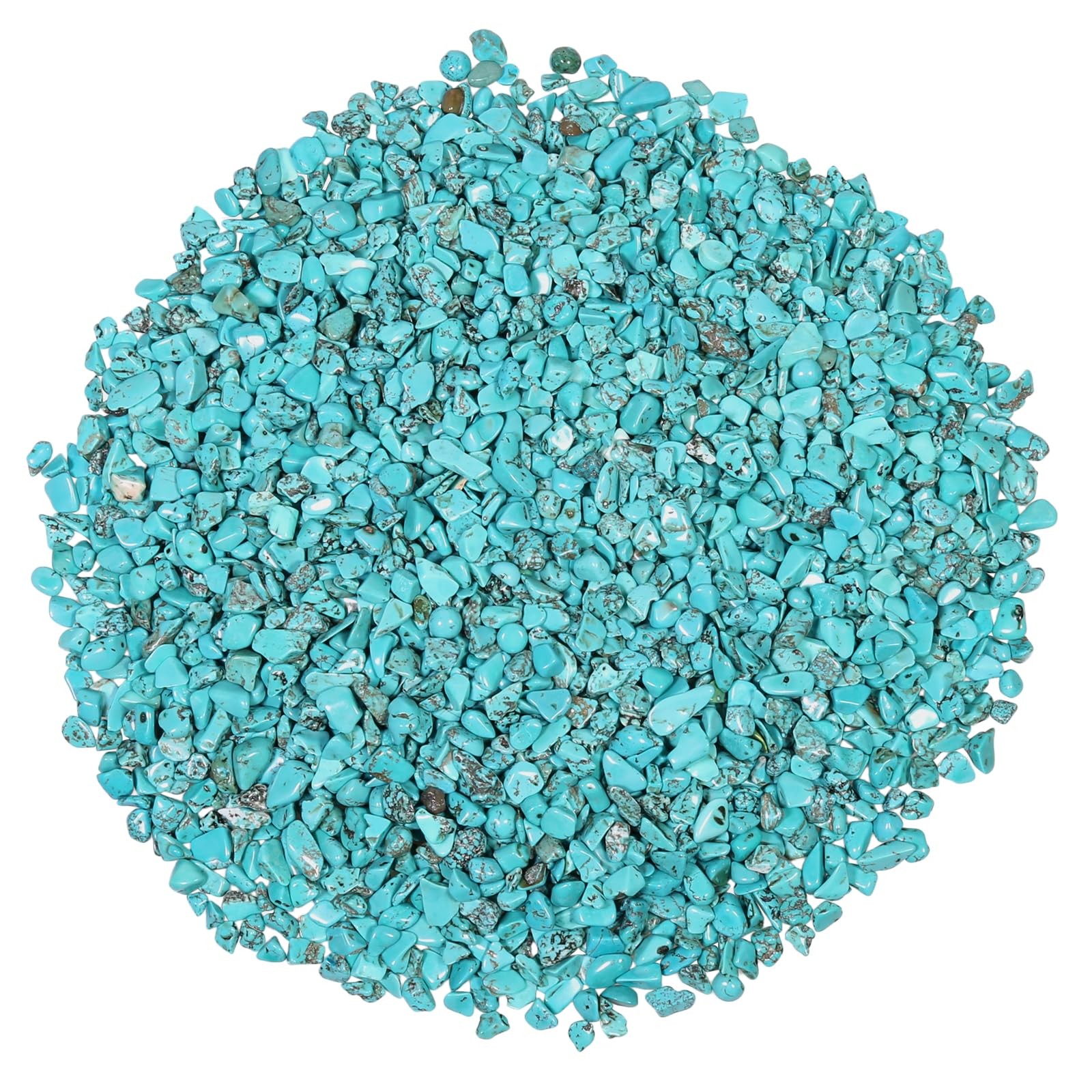 Howlite Turquoise Tumbled Chips Stone Crushed Pieces Irregular Shaped Stones …