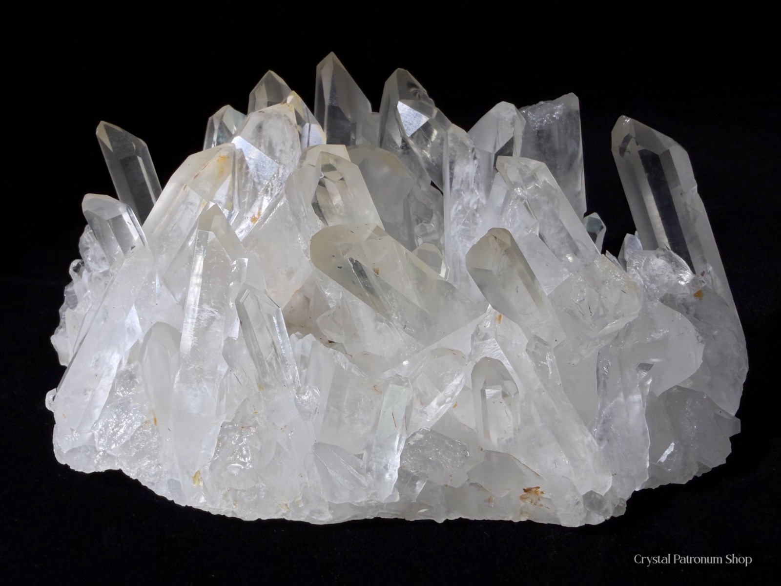 1.2LB Natural Clear White Quartz Crystal Cluster | Multi-Point Specimen