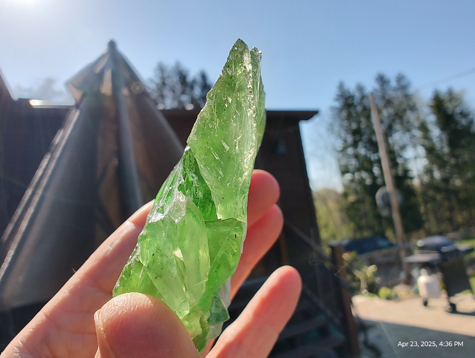 Andara Spiritual Healing MASTER Earth Green Crystal 115 Gram