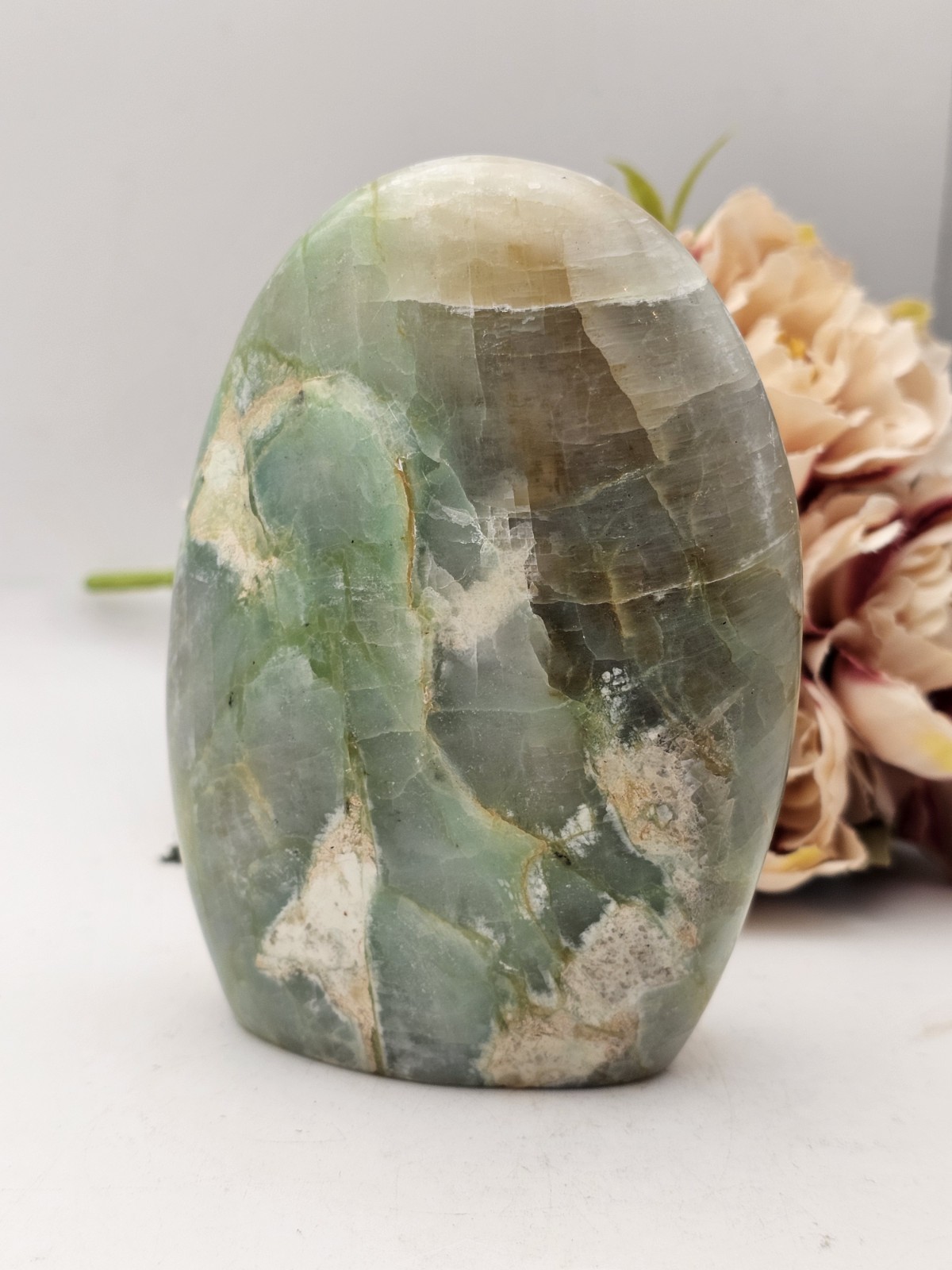 ✨️SALE✨️ Large Garnierite Green Moonstone freeform crystal 11cm 563g Love