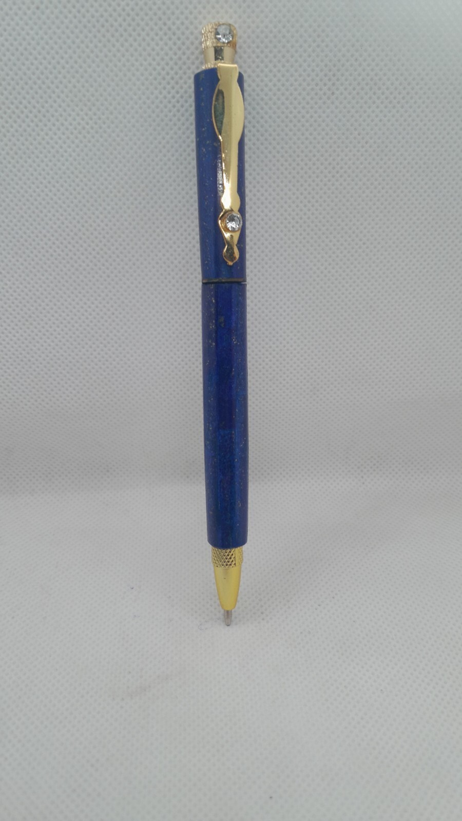 25g Natural Stone Lapis Lazuli Ballpoint Blue Ink Pen Premium Quality Handmade