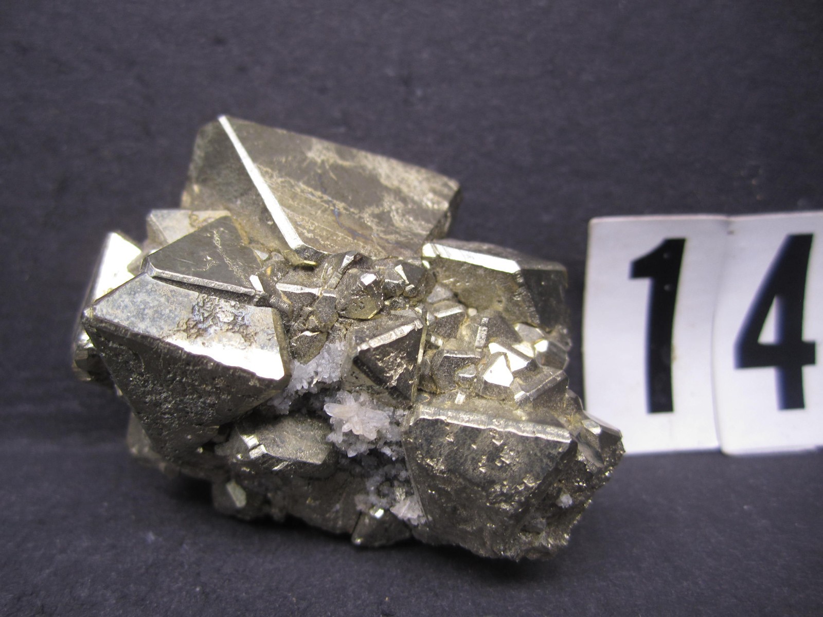 Pyrite Crystal Cluster, Huanzala Mine, Peru #14