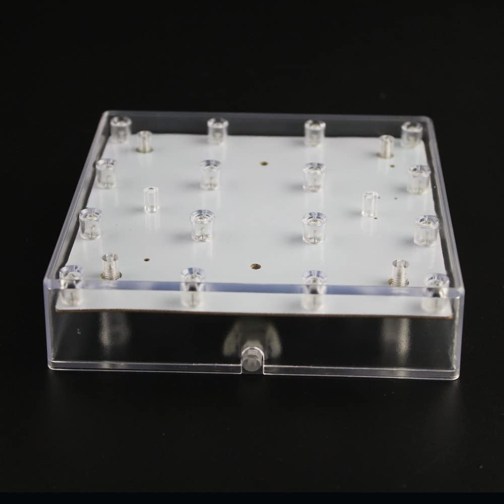 Light Base 5 Inch Square Pedestal Display Stand