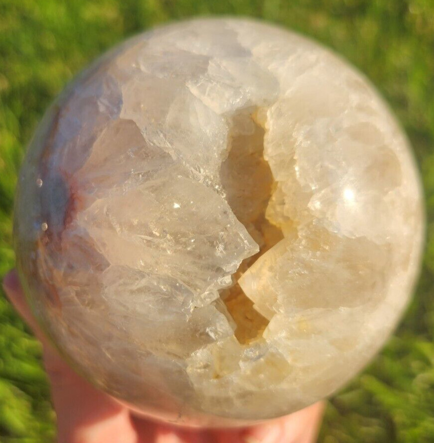 Pink Amethyst Sphere Cherry Ball Orb Big Huge Large Gemstone Mineral Chakra