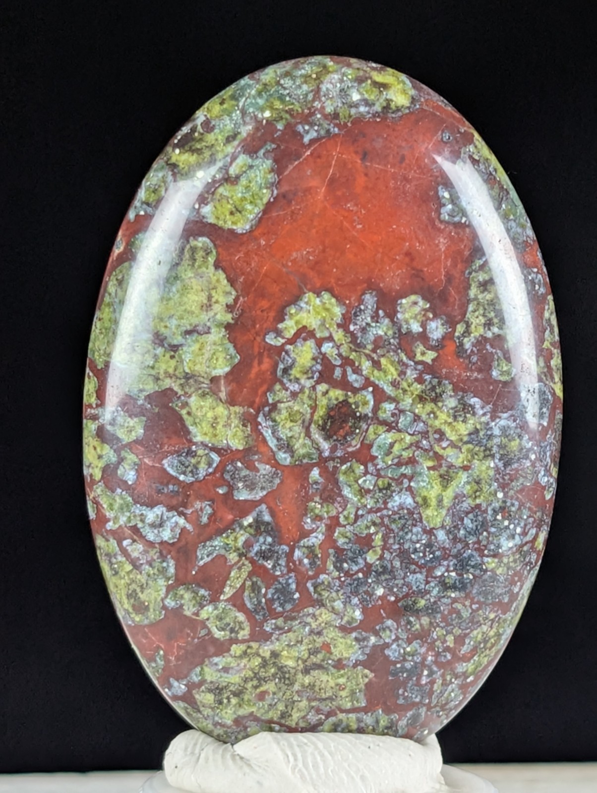 Dragon Blood Palmstone Crystal Gemstone Fidget Worry Stone Chakra Reiki
