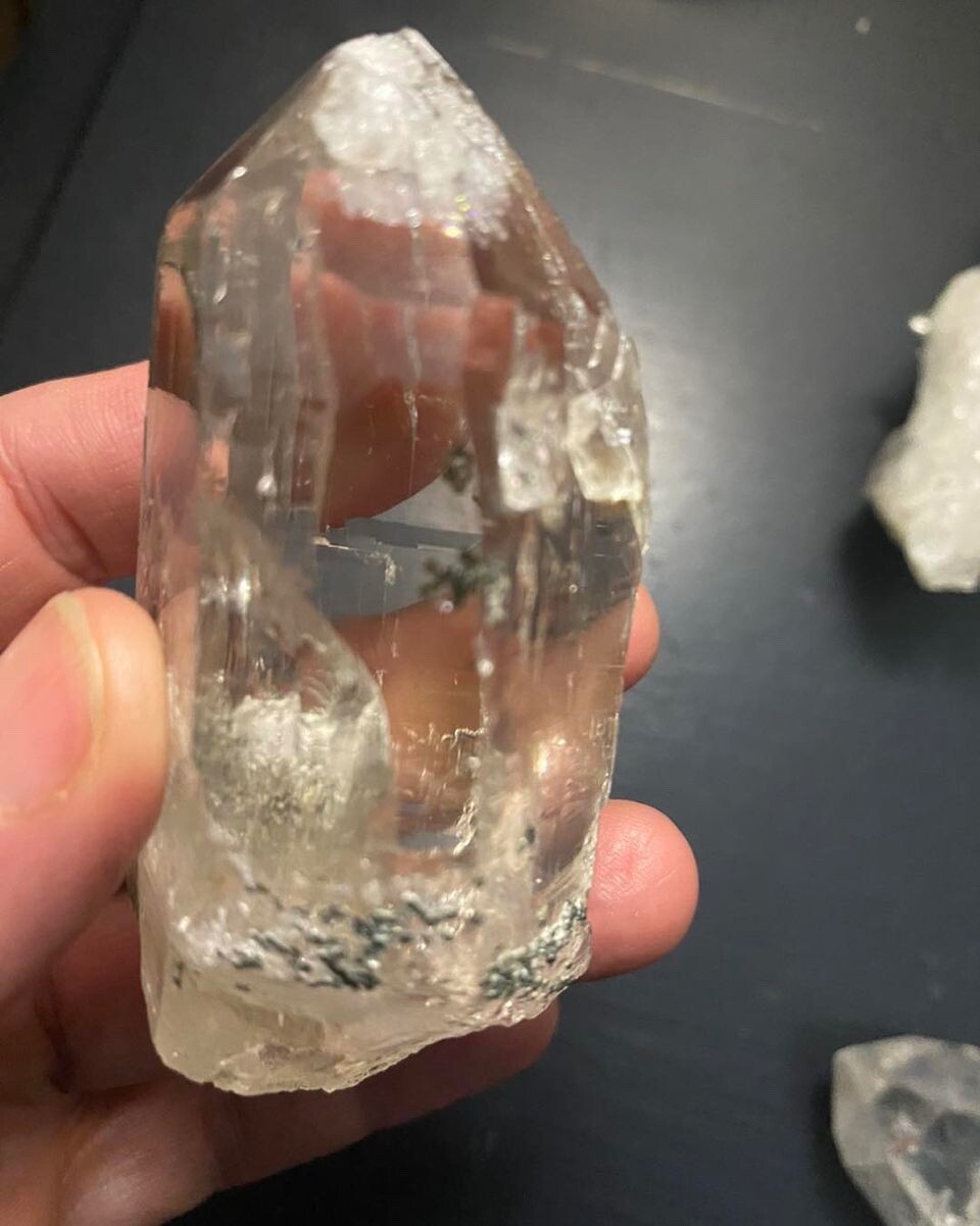 Lemurian Quartz with Rainbows