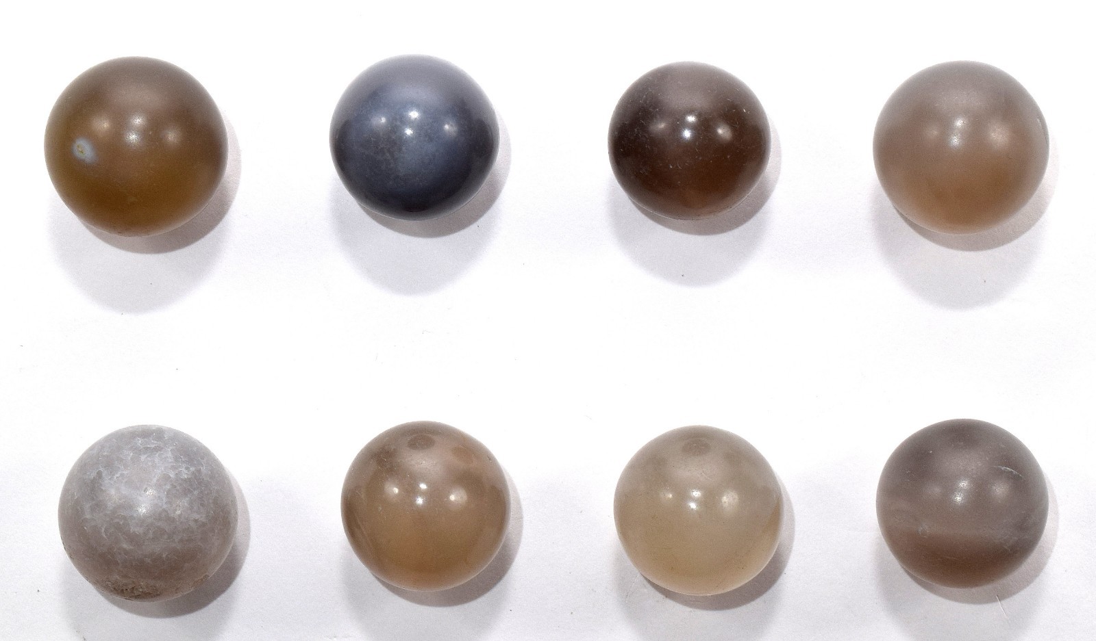 22mm Multicolor Agate Sphere Polished Chalcedony Crystal Mineral Ball China 1PC