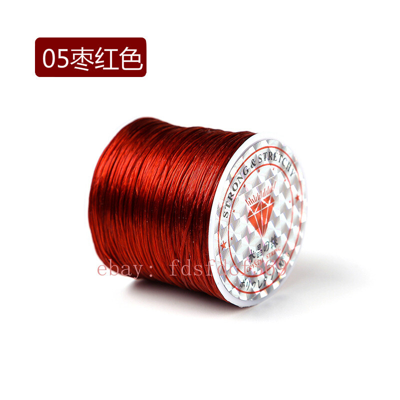 Crystal String Elastic Thread Beading Bracelet Cord Size 0.8mm 35 meters