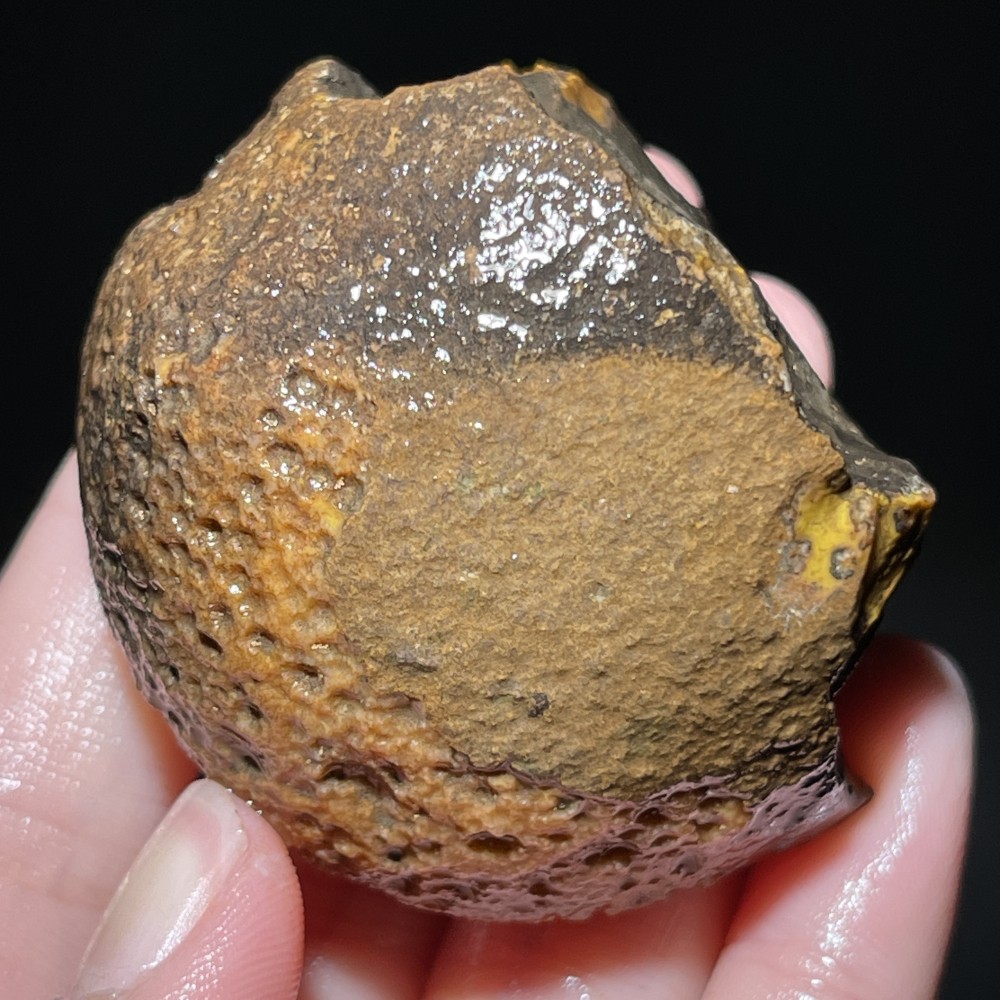 Half Rough Agate ore crystal Achat Nodule Chinese bloody battle Agate 70g D613