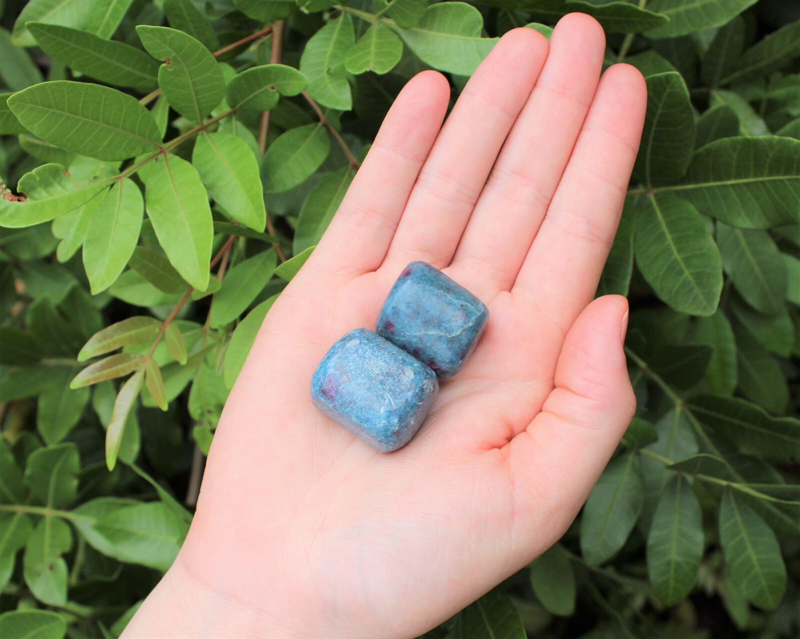 Ruby Kyanite Tumbled Stones: Choose How Many Pieces (Crystal Healing)