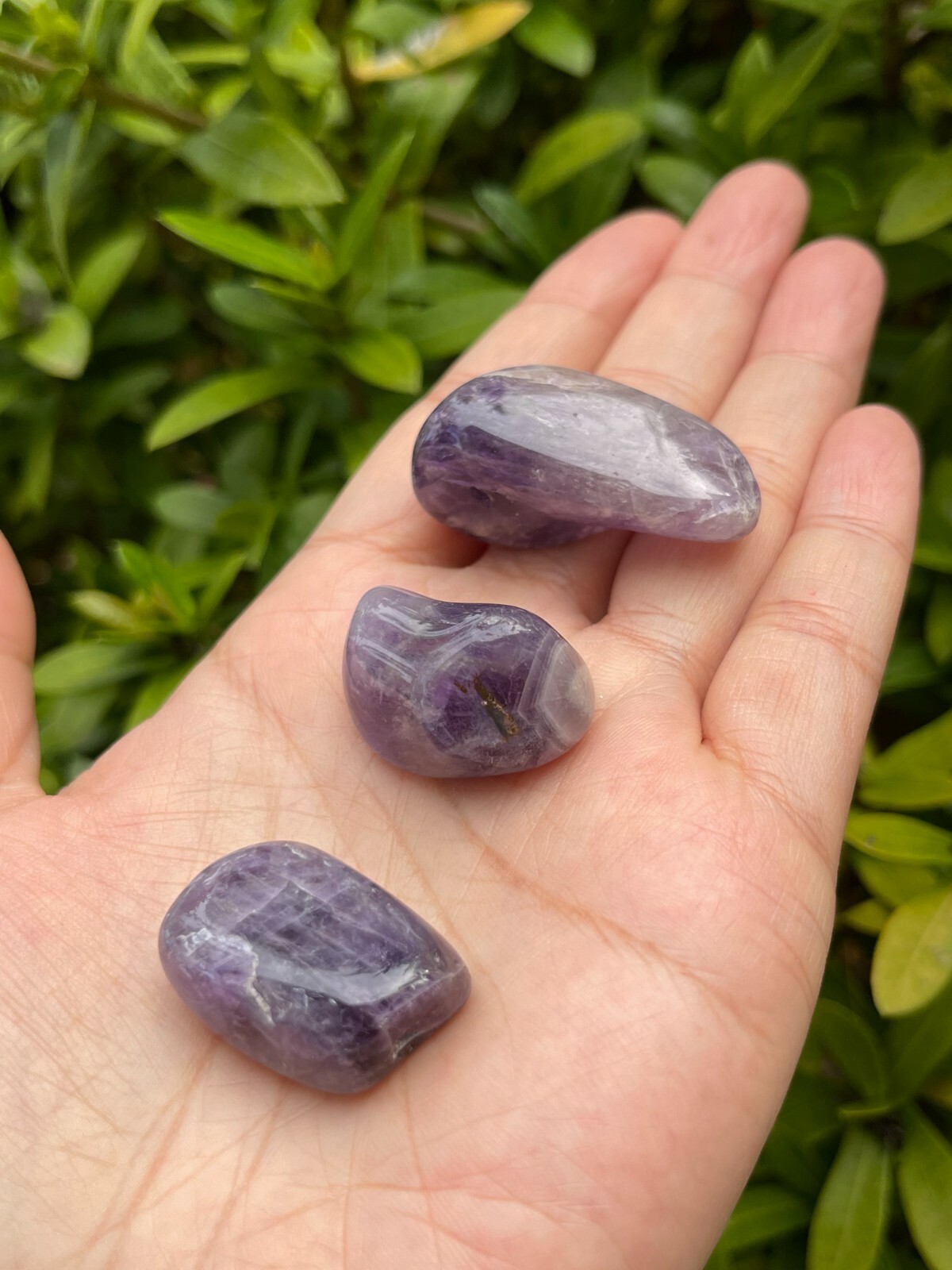 Grade A++ Amethyst Tumbled Stones, 0.75″-1.25″ Purple Amethyst Polished,Bulk Lot