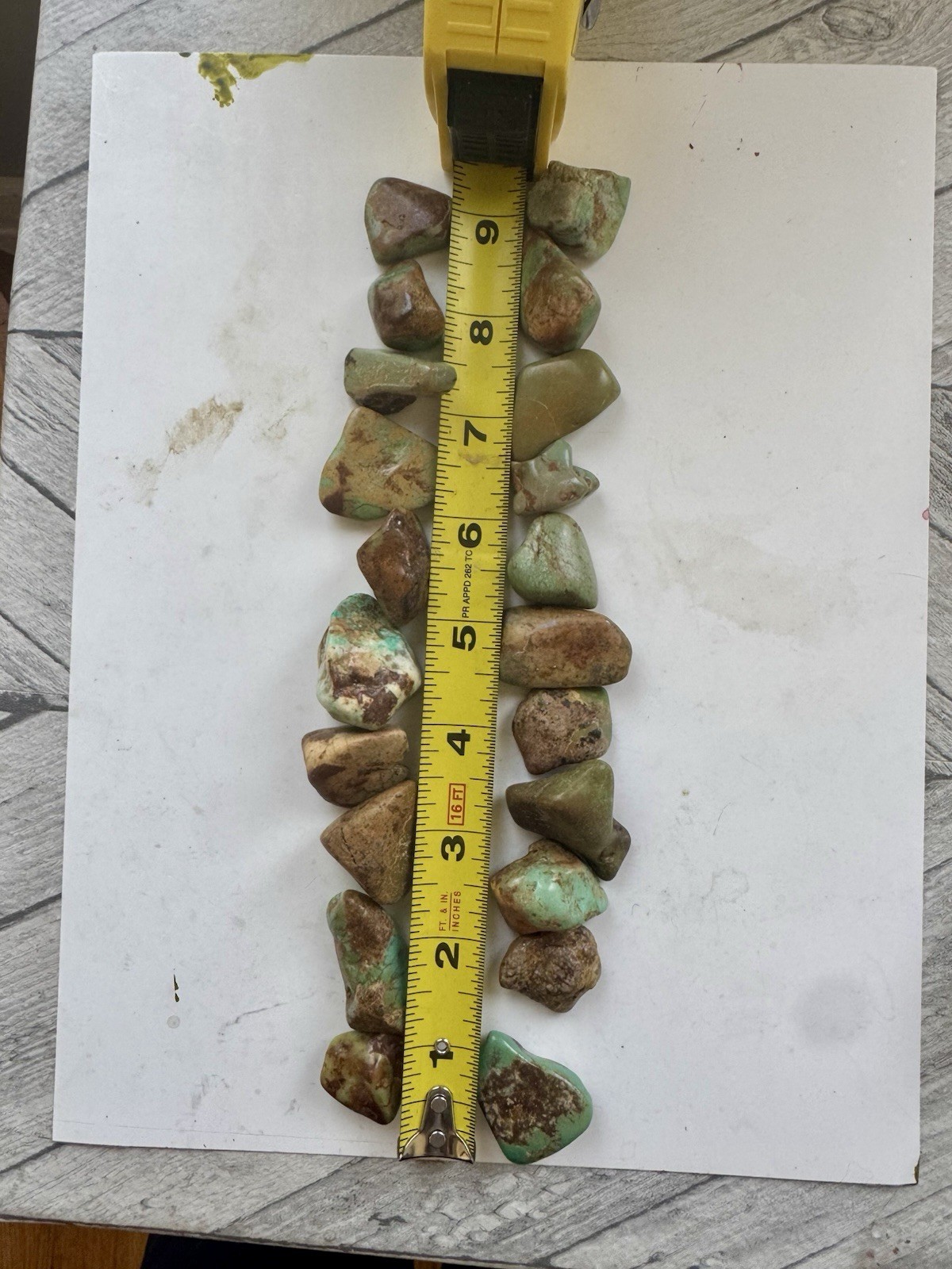 200 Grams If Turquoise Tumbles 21 Pieces