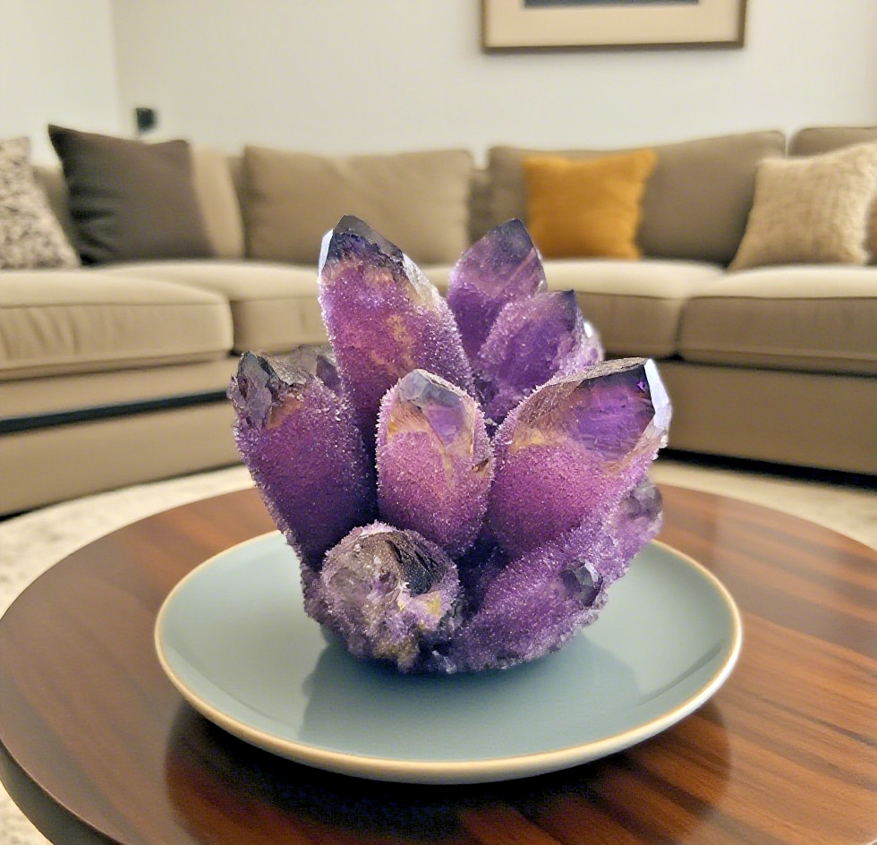 300g+ Natural Rare Large Raw Deep Amethyst Crystal Cluster Mineral Specimens