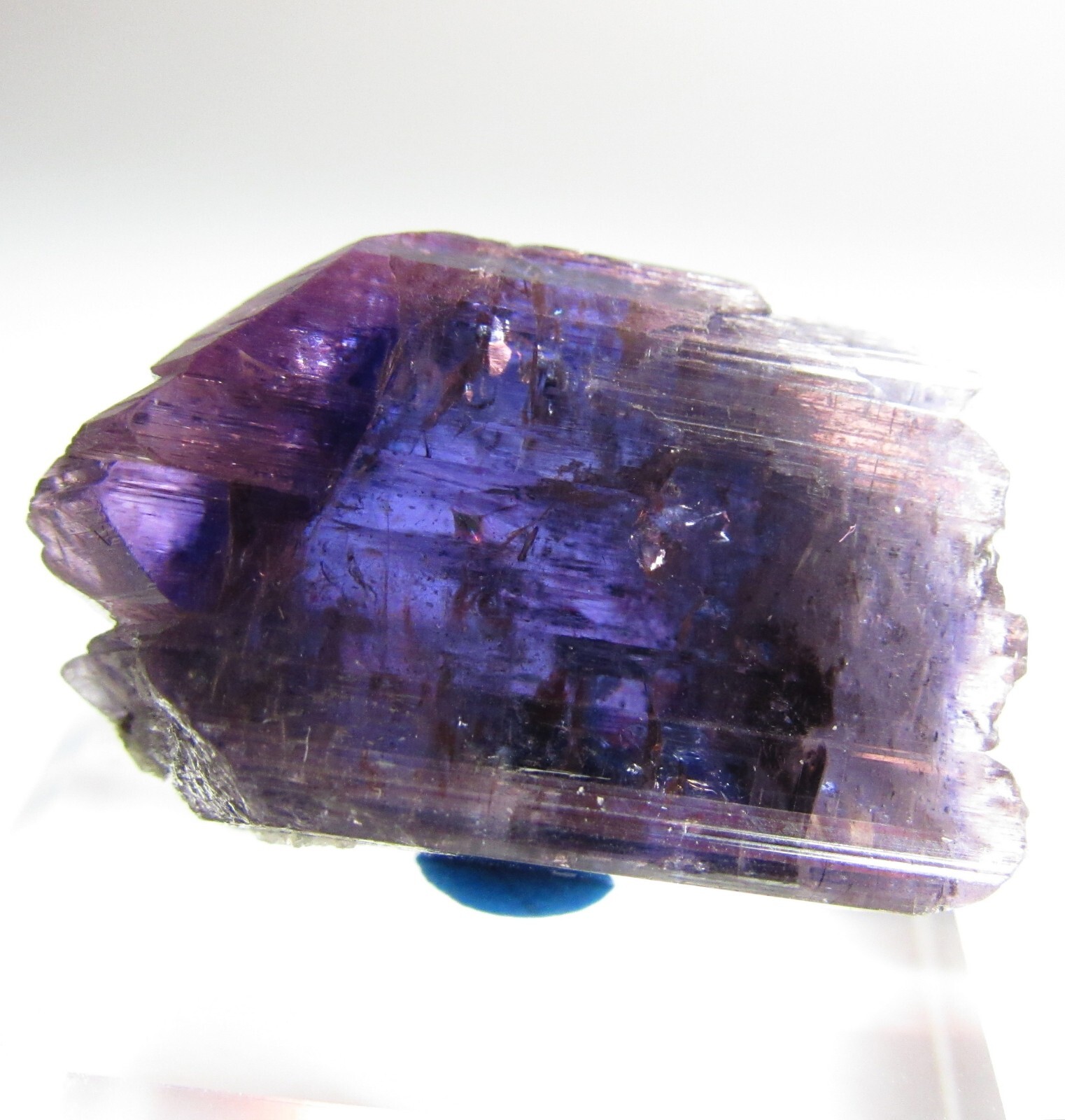 ULTIMATE INTENSE NEON PURPLE UNHEATED GEM TANZANITE DT CRYSTAL!!! TANZANIA