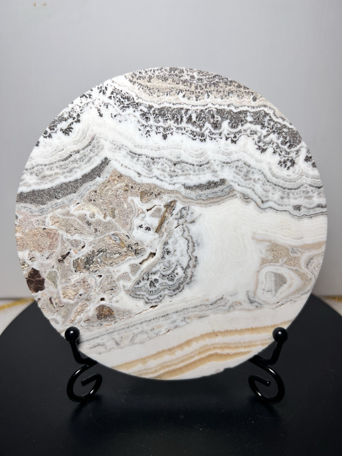 Banded Calcite & Dendritic Calcite Set – See pics/video & description for info