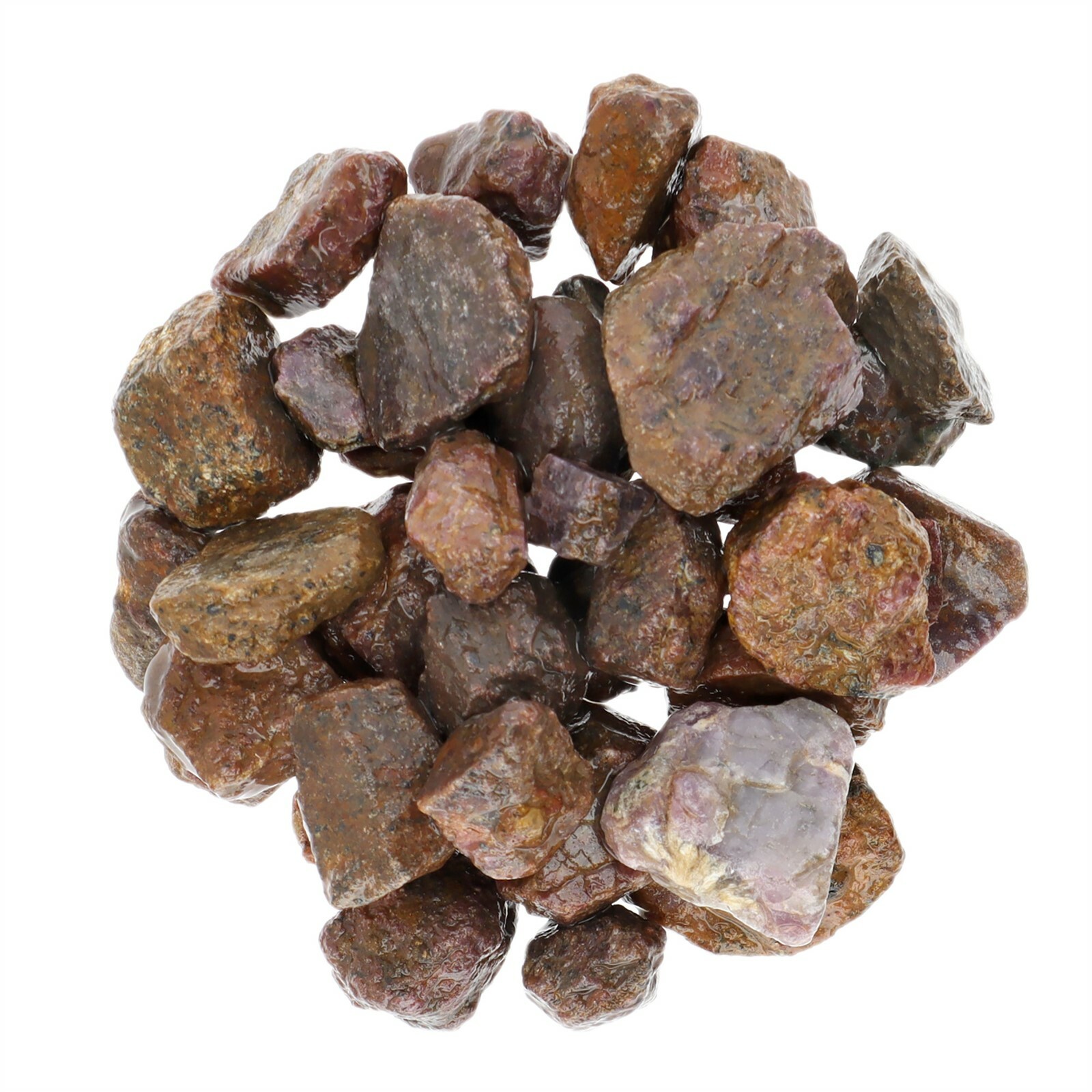 1/2 lb Sapphire Ruby Corundum Rough Stones – 0.5″ to 1.75″ avg – Tumbling Rocks
