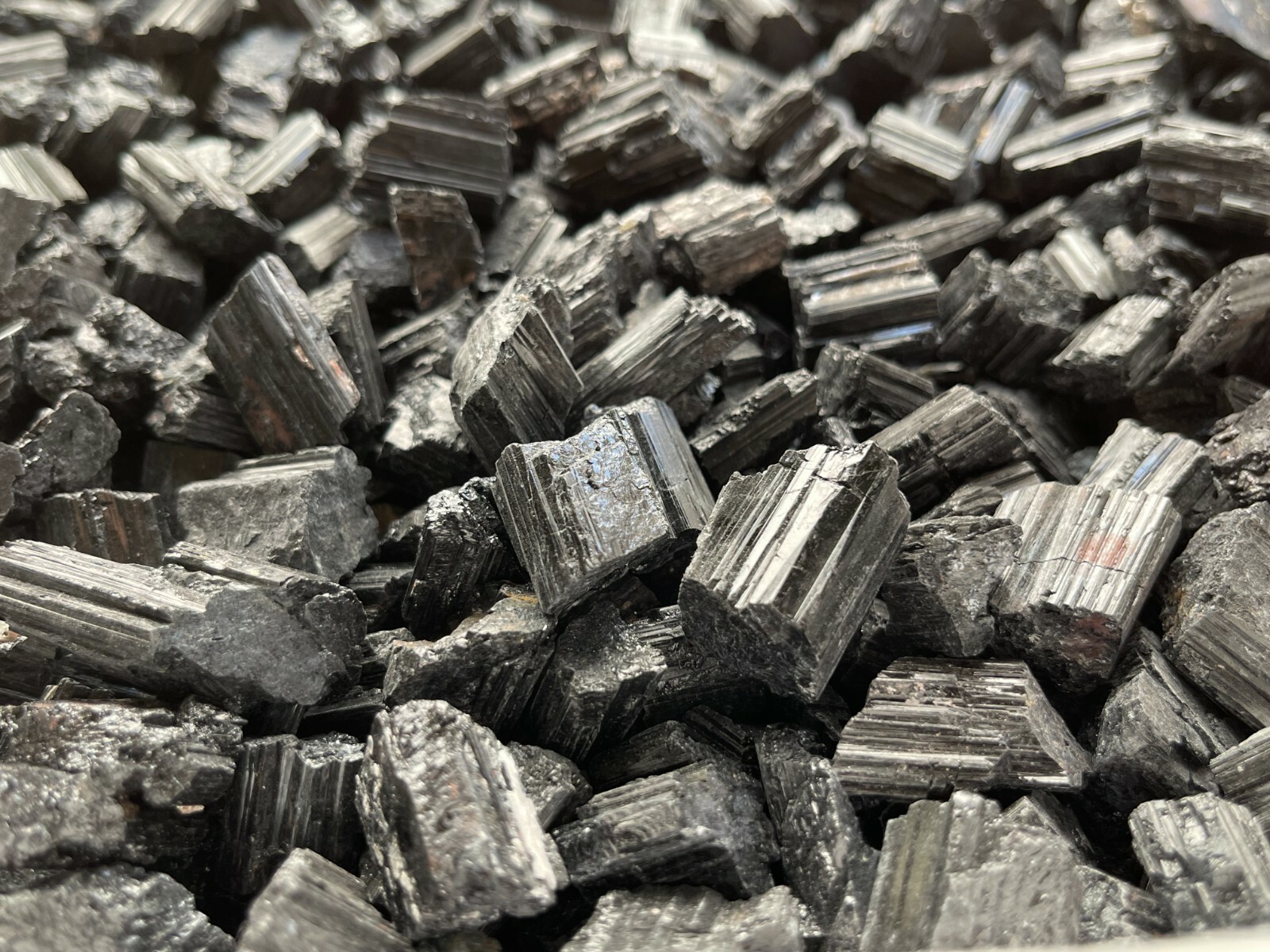 Grade A++ Black Tourmaline Small Raw Natural Stone 0.5″ – 1.25″, Wholesale Bulk