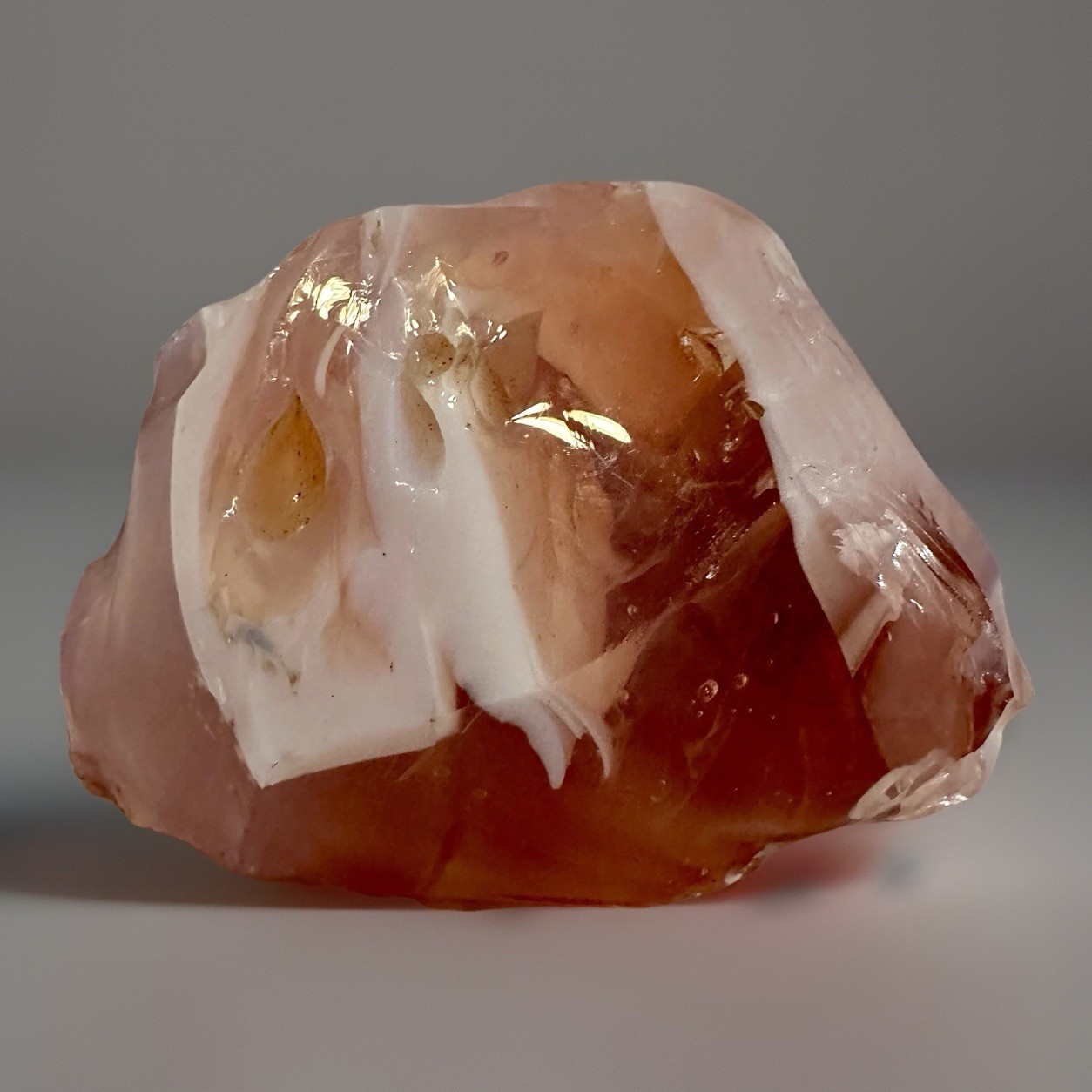 Natural Flame Pigeon Blood Red Chalcedony Agate 3.5 Lbs Pink Blush White