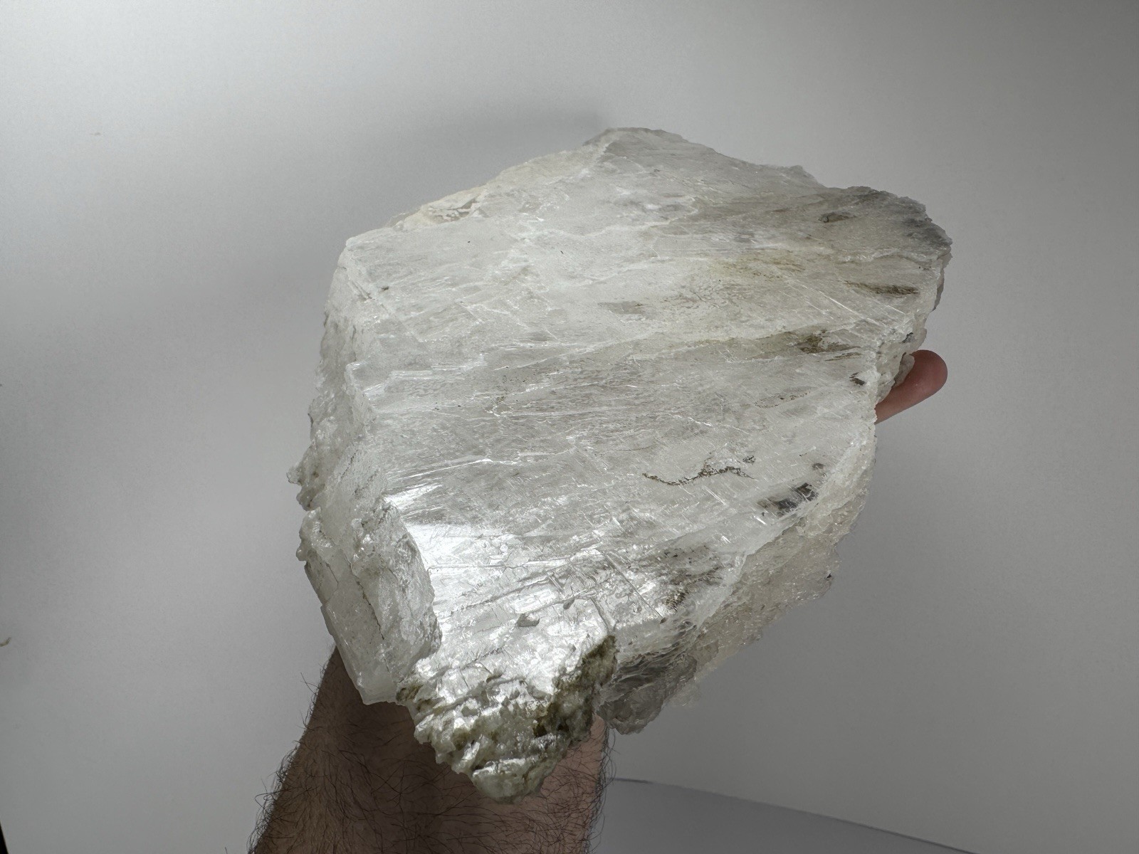 4 Lb Natural Selenite Crystal Charging Plate From Crystalline Phoenix Deposit