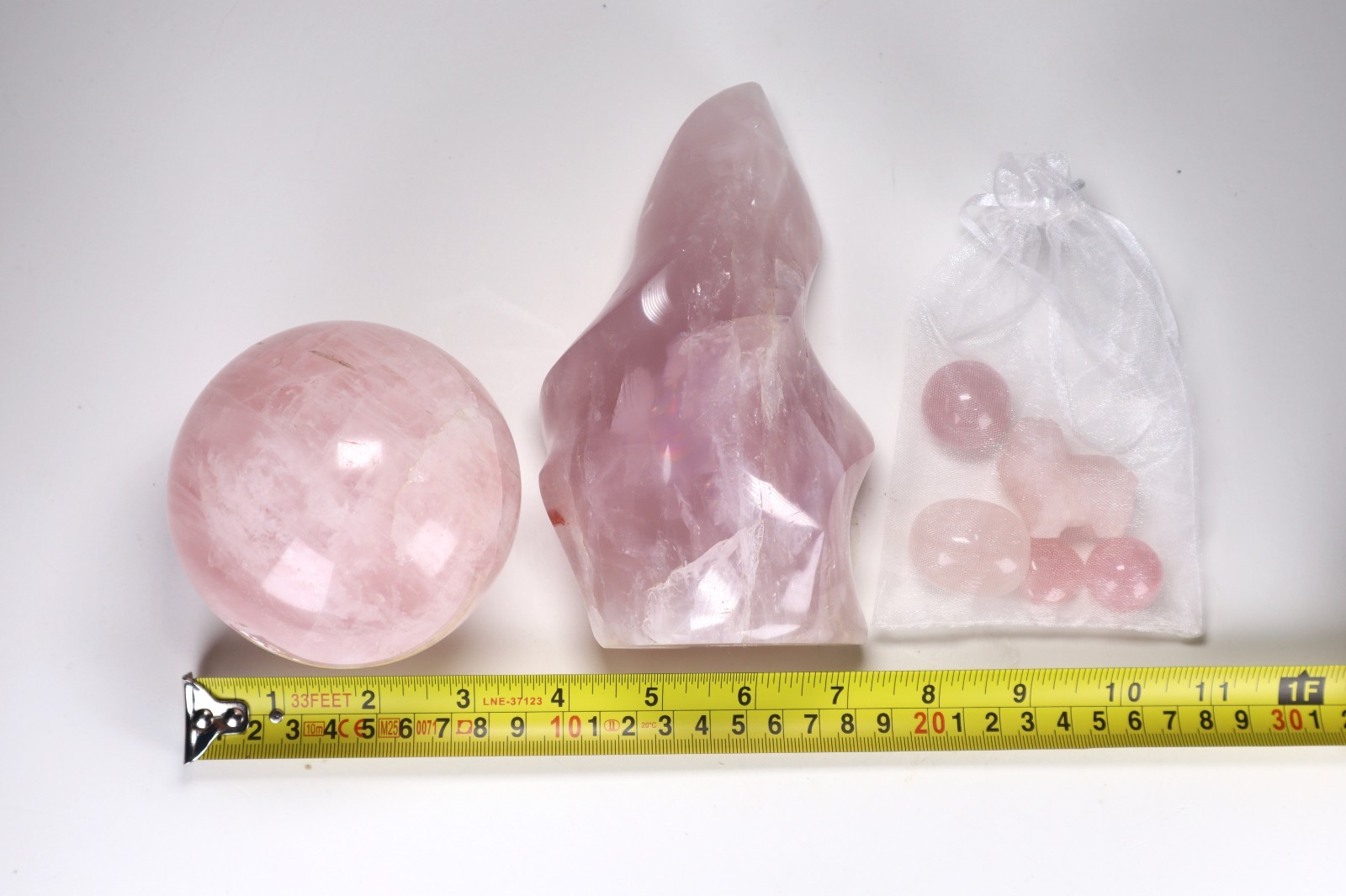 2kg+ ROSE QUARTZ Crystal Collection Sphere Flame Freeform Pink Quartz Healing